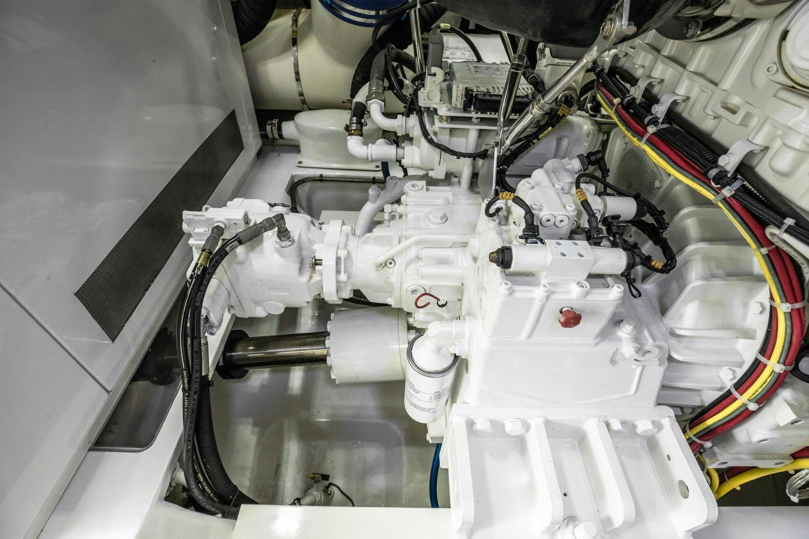 a close-up of a machine aboard POMPINA Yacht for Sale