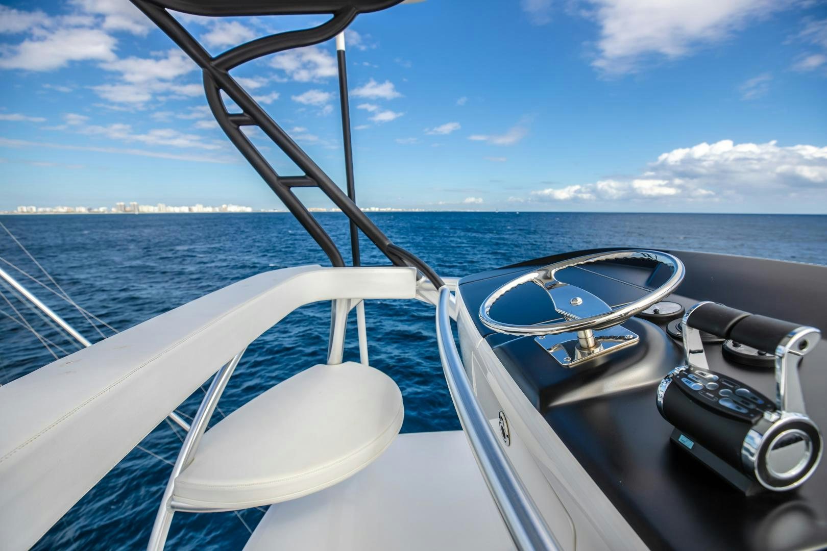 a boat on the water aboard POMPINA Yacht for Sale