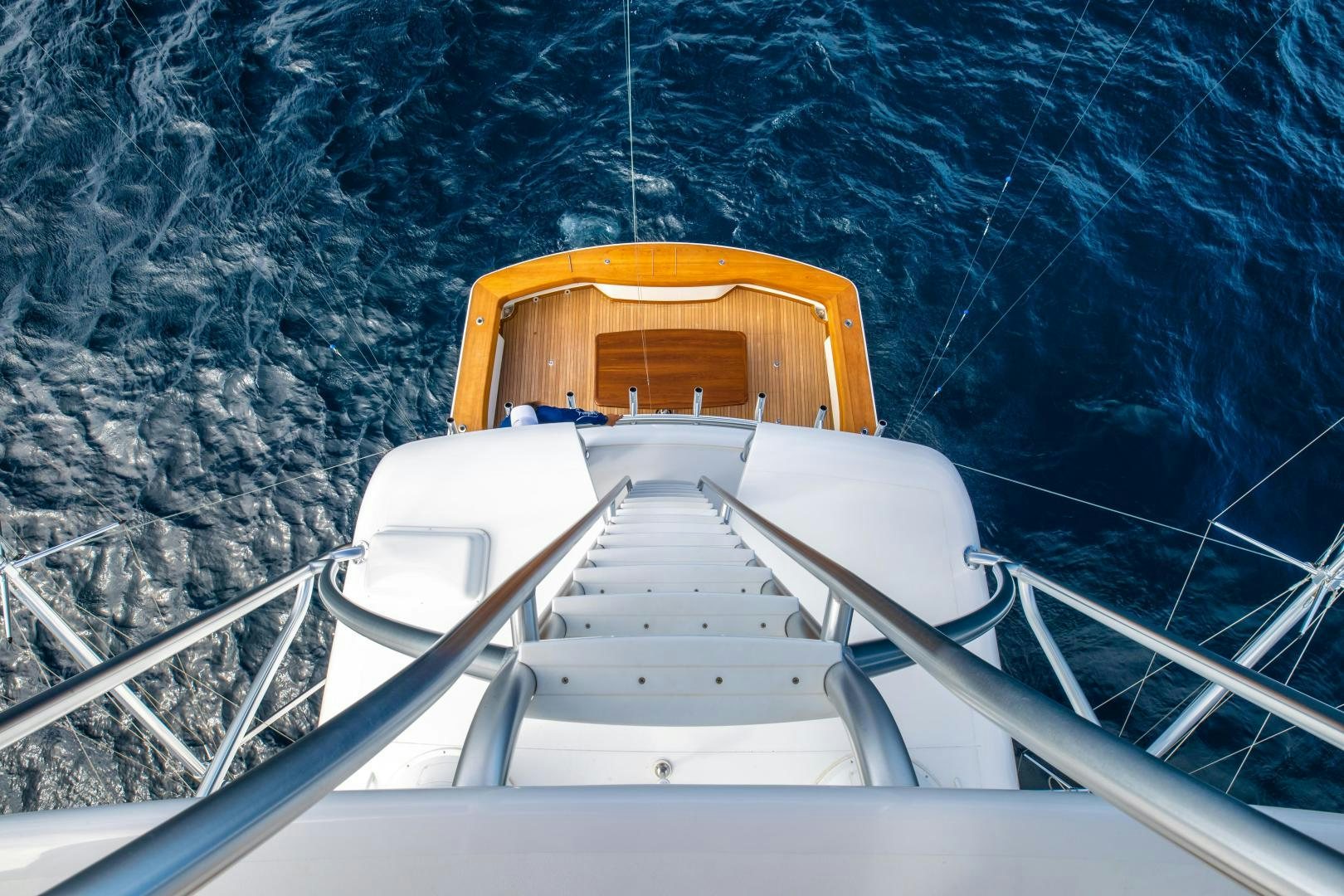 a boat on a body of water aboard POMPINA Yacht for Sale