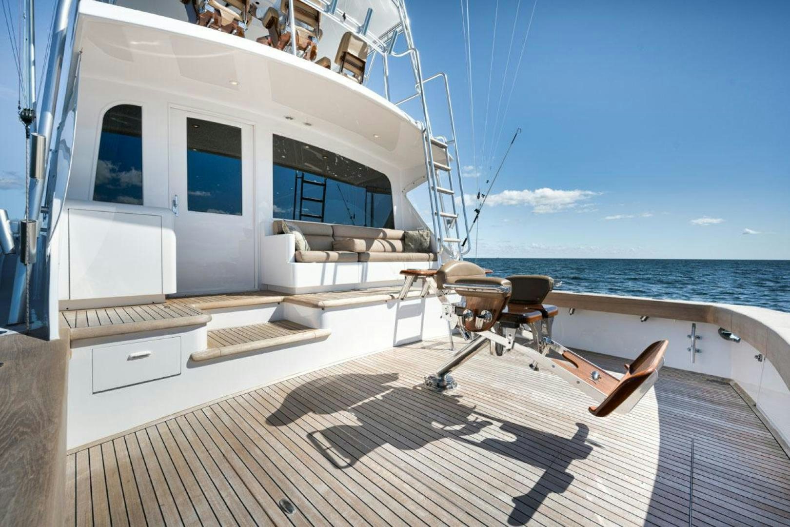 a boat on the water aboard Gina Lisa Yacht for Sale