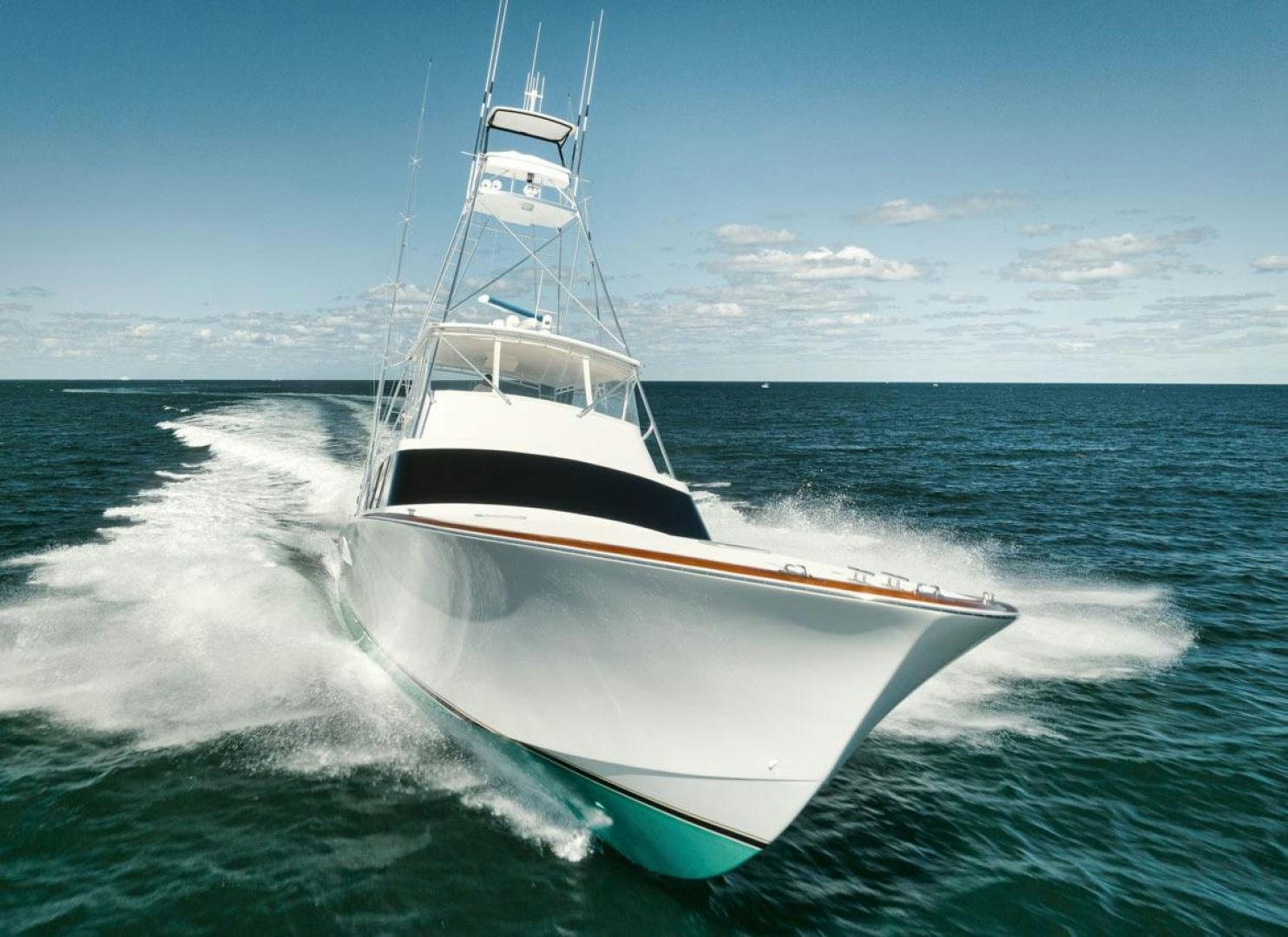 a boat on the water aboard Gina Lisa Yacht for Sale