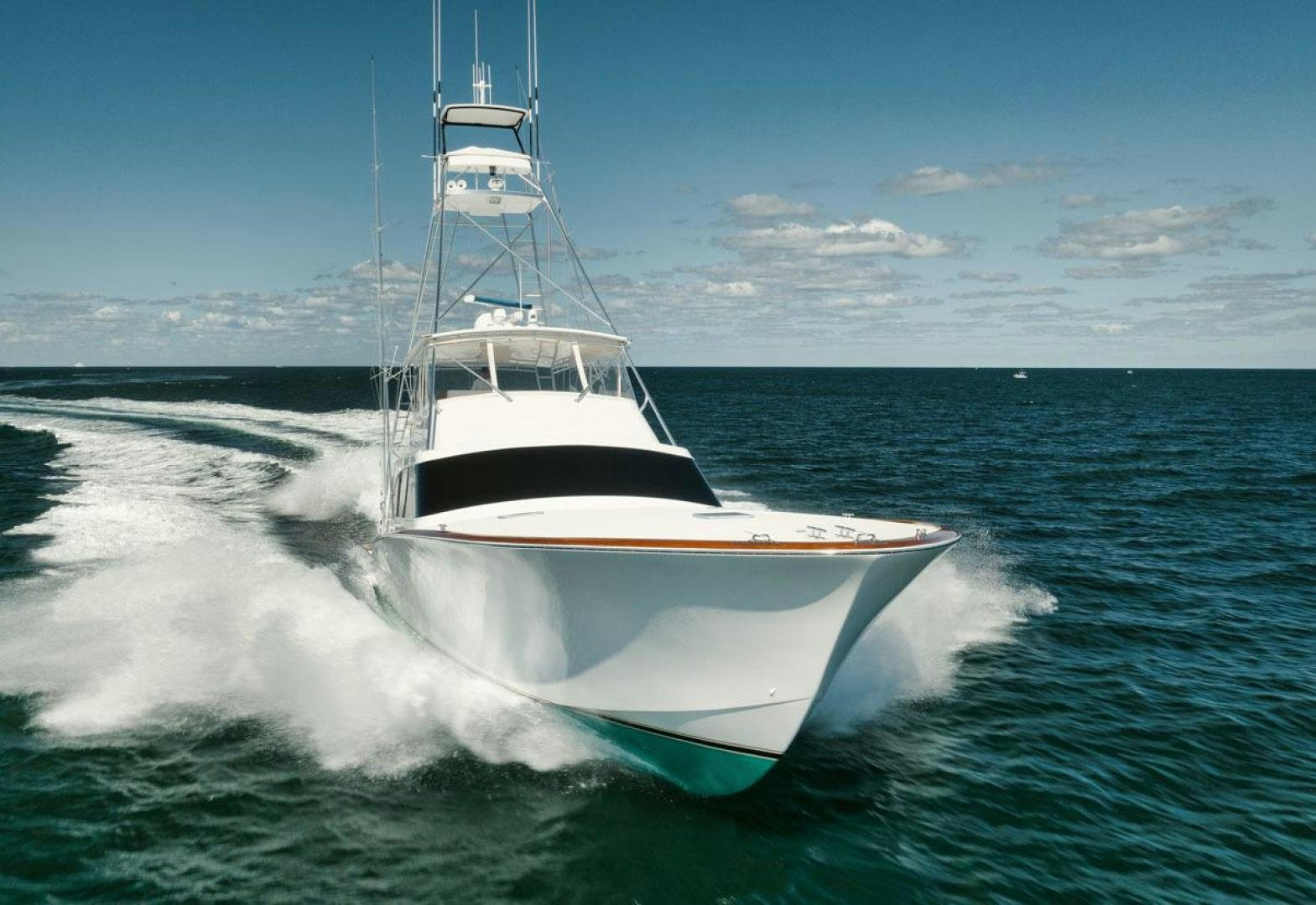 a boat on the water aboard Gina Lisa Yacht for Sale