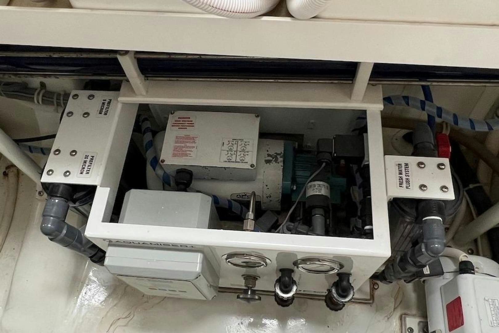 a white machine with a piece of paper in it aboard ROFO Yacht for Sale