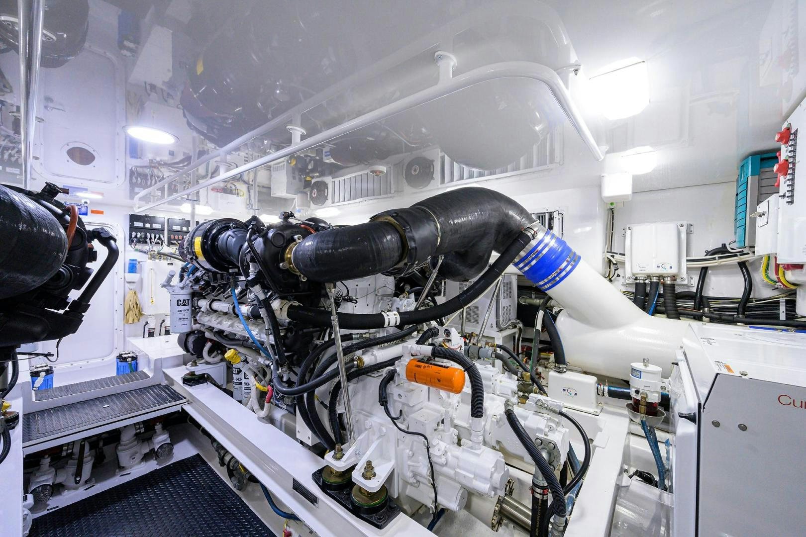 a machine with a large metal tube aboard TORO Yacht for Sale