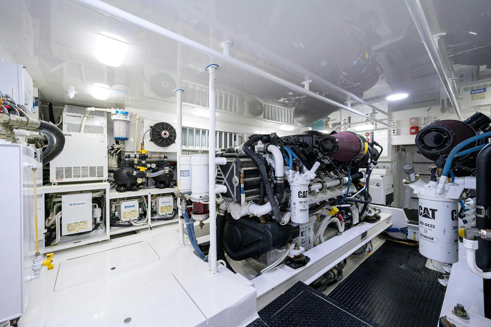 a room with machinery and equipment aboard TORO Yacht for Sale