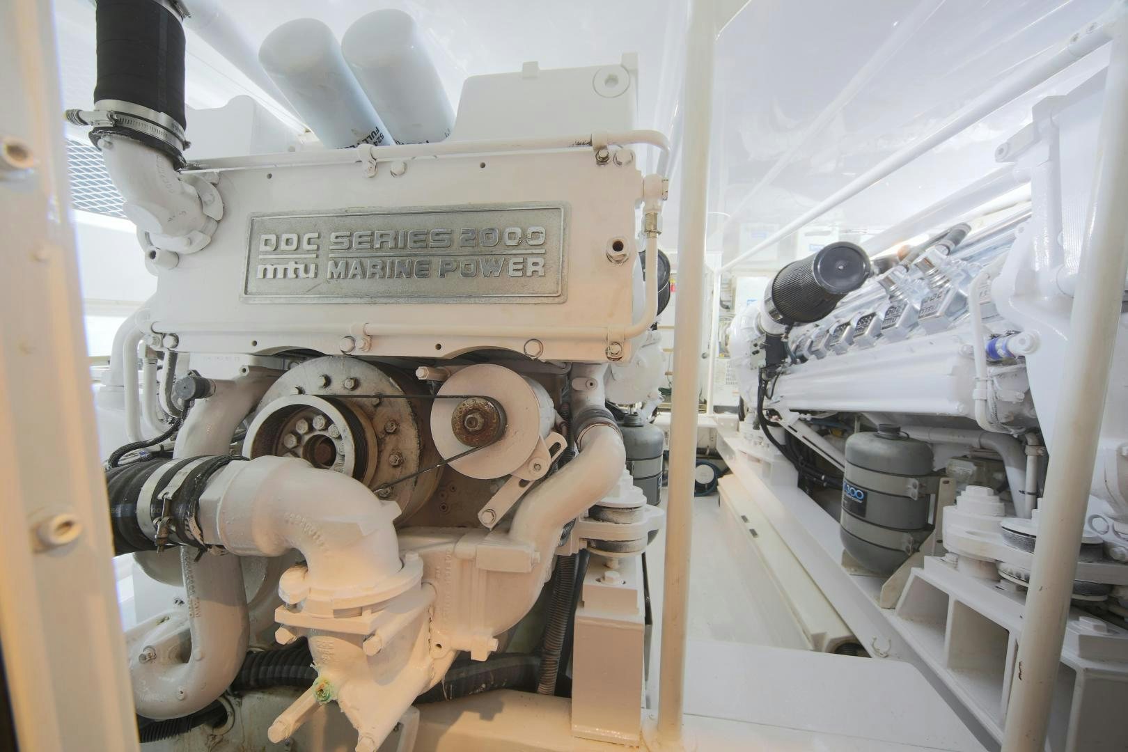 a machine with a large piece of equipment on it aboard LUCILLE Yacht for Sale