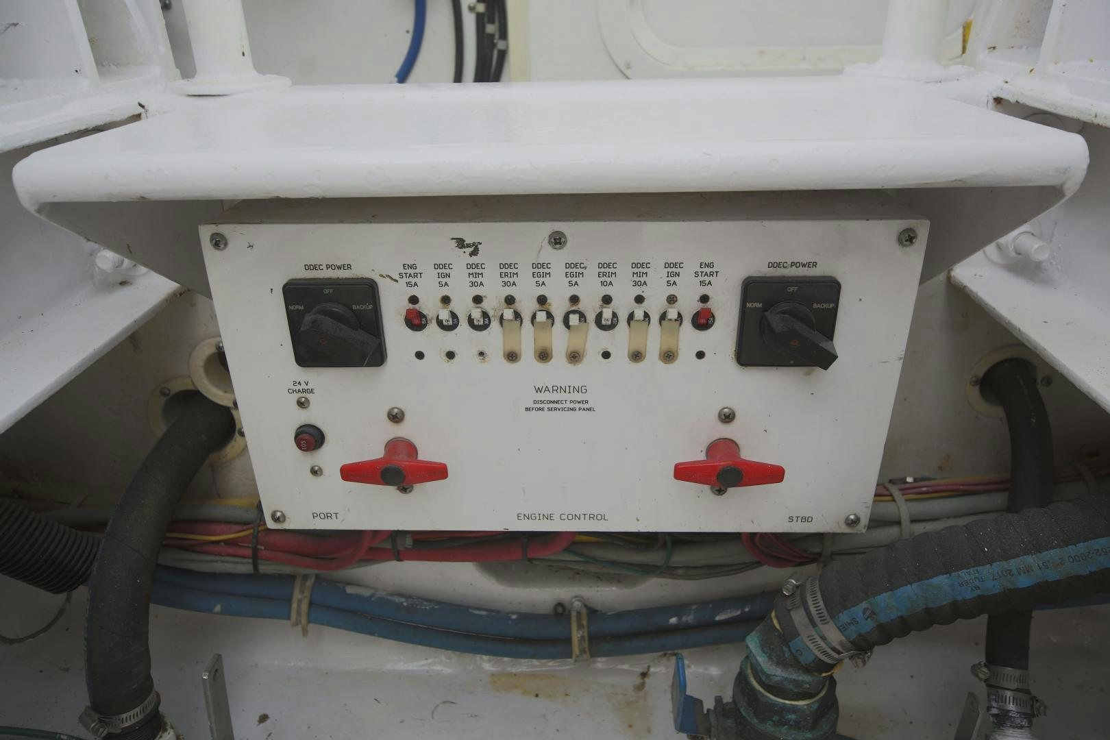 a white machine with wires aboard LUCILLE Yacht for Sale