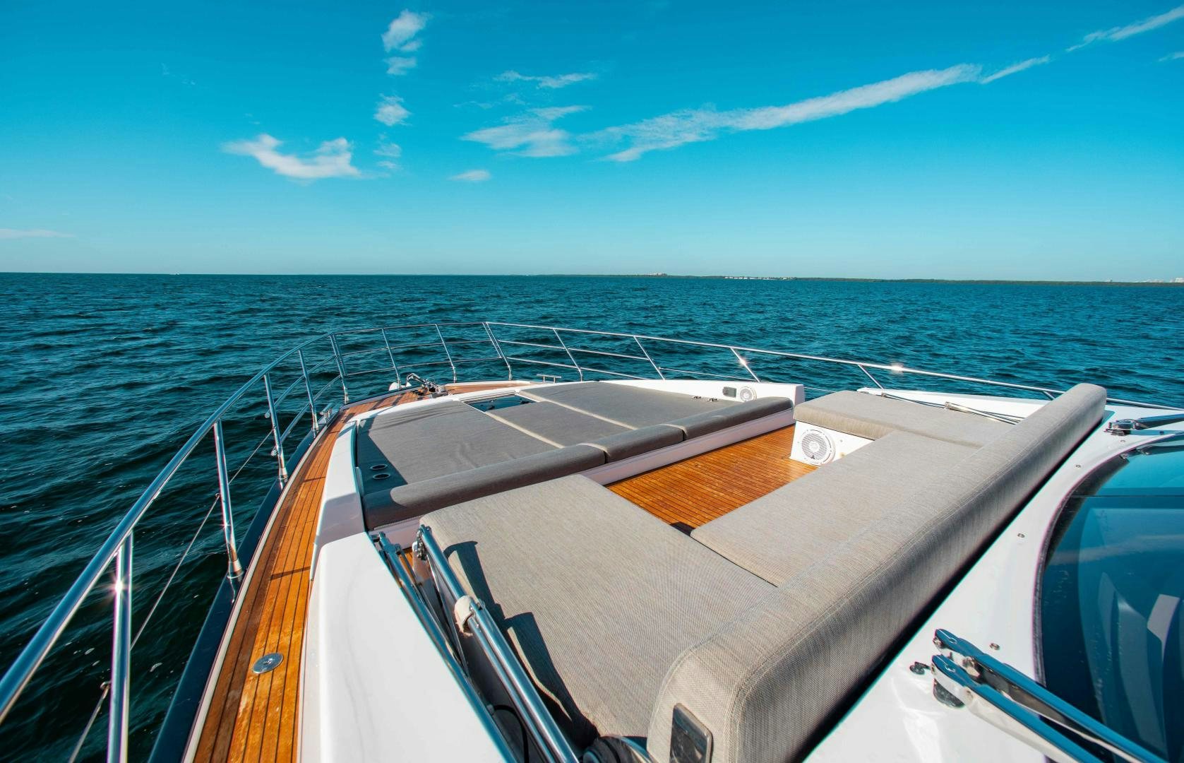 a boat on the water aboard Queen Mara Yacht for Sale