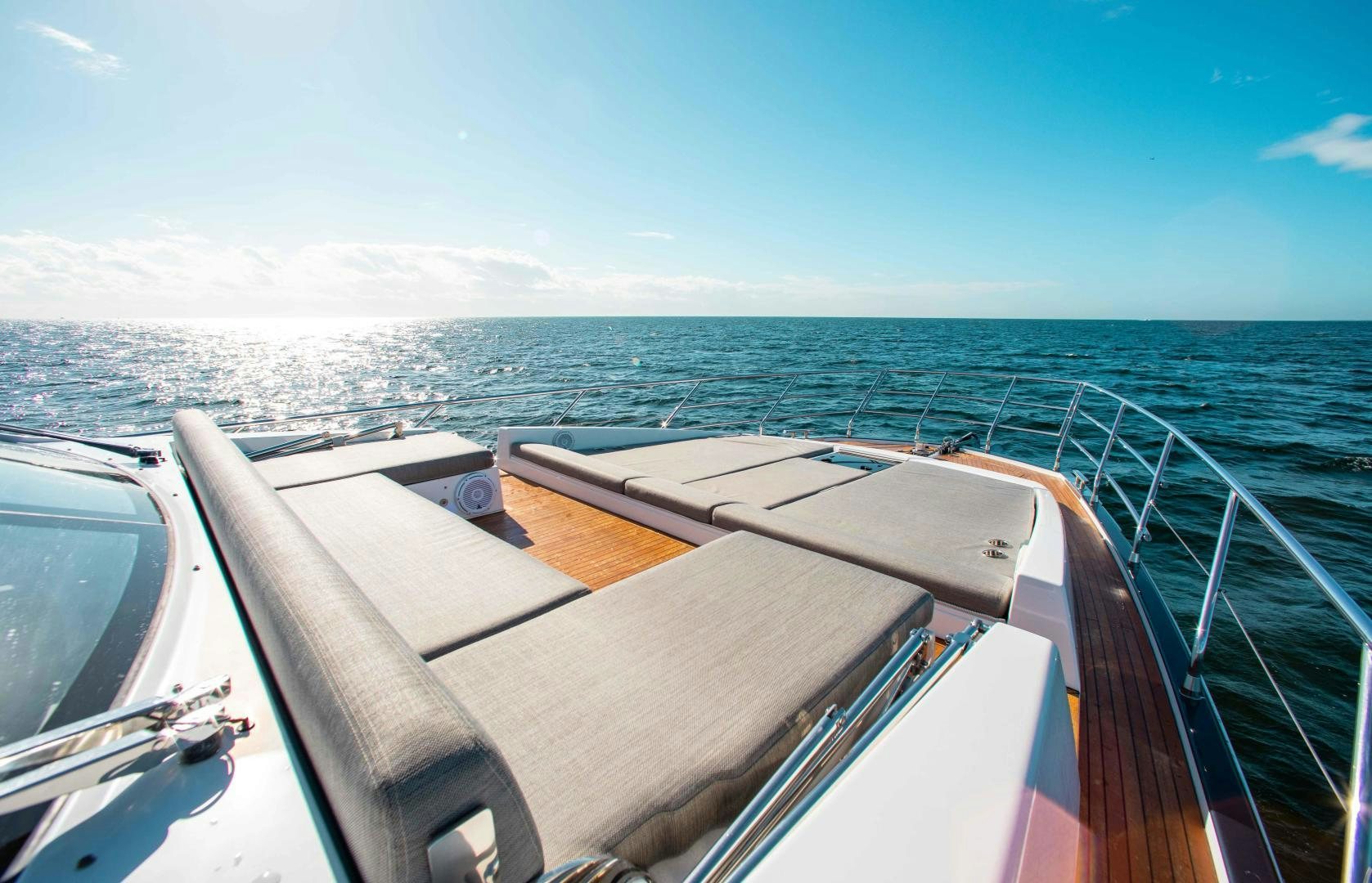 a boat on the water aboard Queen Mara Yacht for Sale