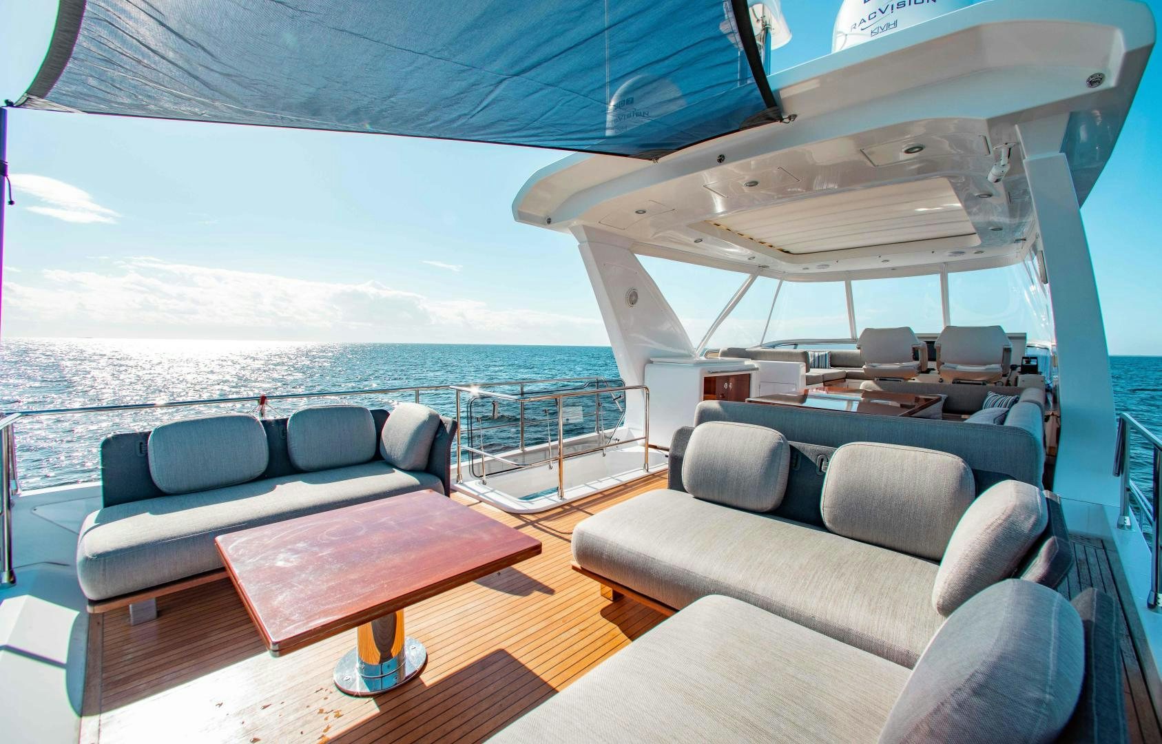 a boat on the water aboard Queen Mara Yacht for Sale