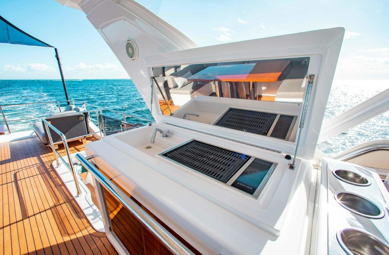 a boat on the water aboard Queen Mara Yacht for Sale