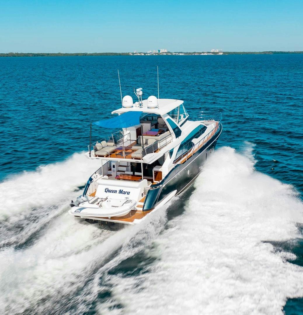 a boat on the water aboard Queen Mara Yacht for Sale