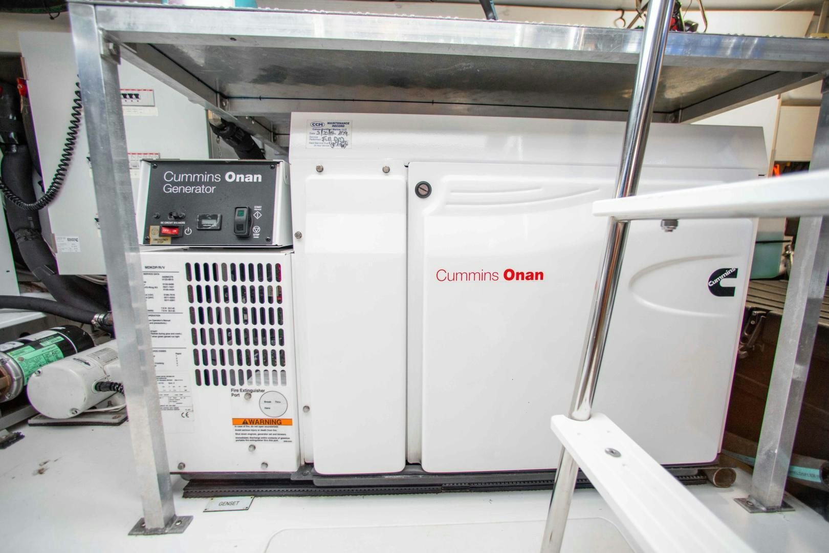 a machine with a few ports aboard Queen Mara Yacht for Sale