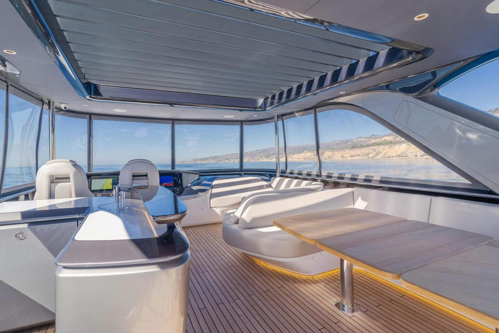 inside of a boat aboard Mad Betty 2.0 Yacht for Sale