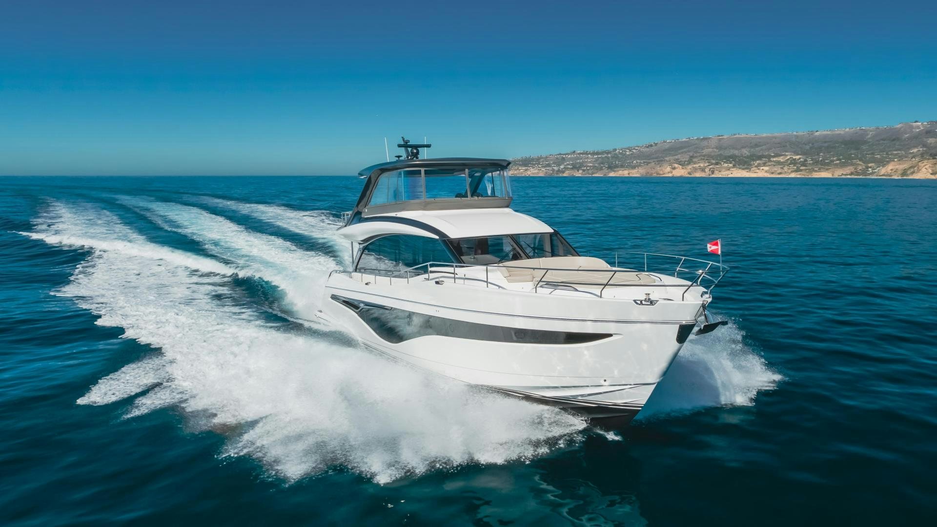 a boat on the water aboard Mad Betty 2.0 Yacht for Sale