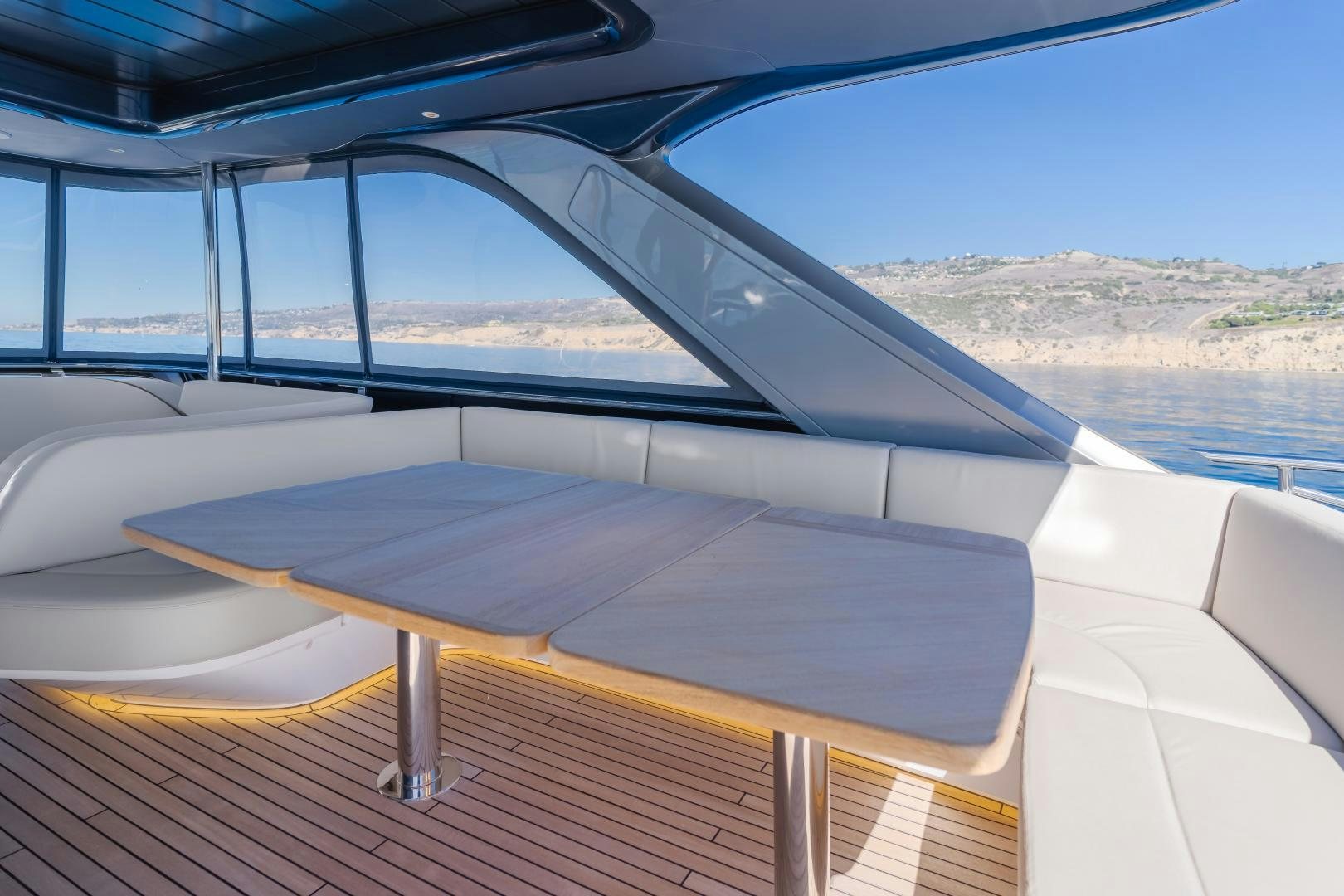 a boat on a deck aboard Mad Betty 2.0 Yacht for Sale