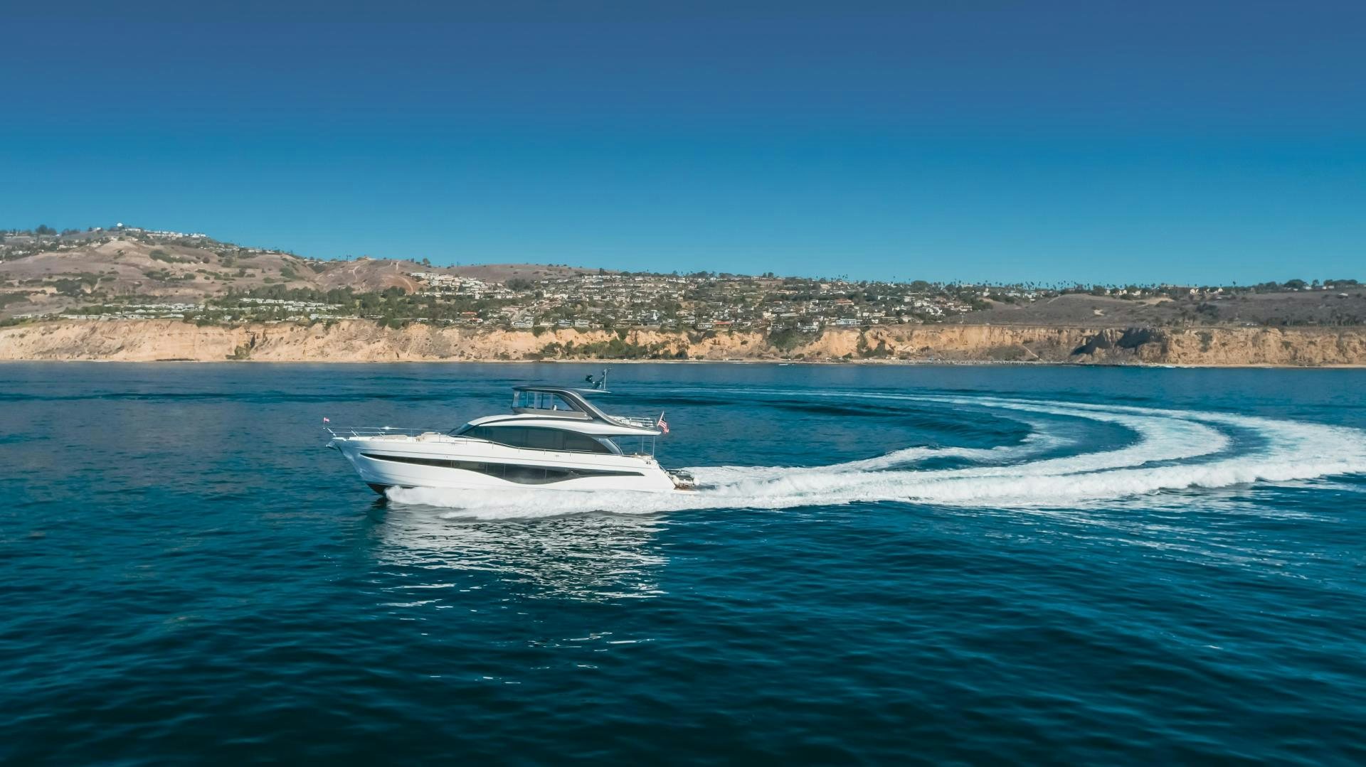 a boat on the water aboard Mad Betty 2.0 Yacht for Sale