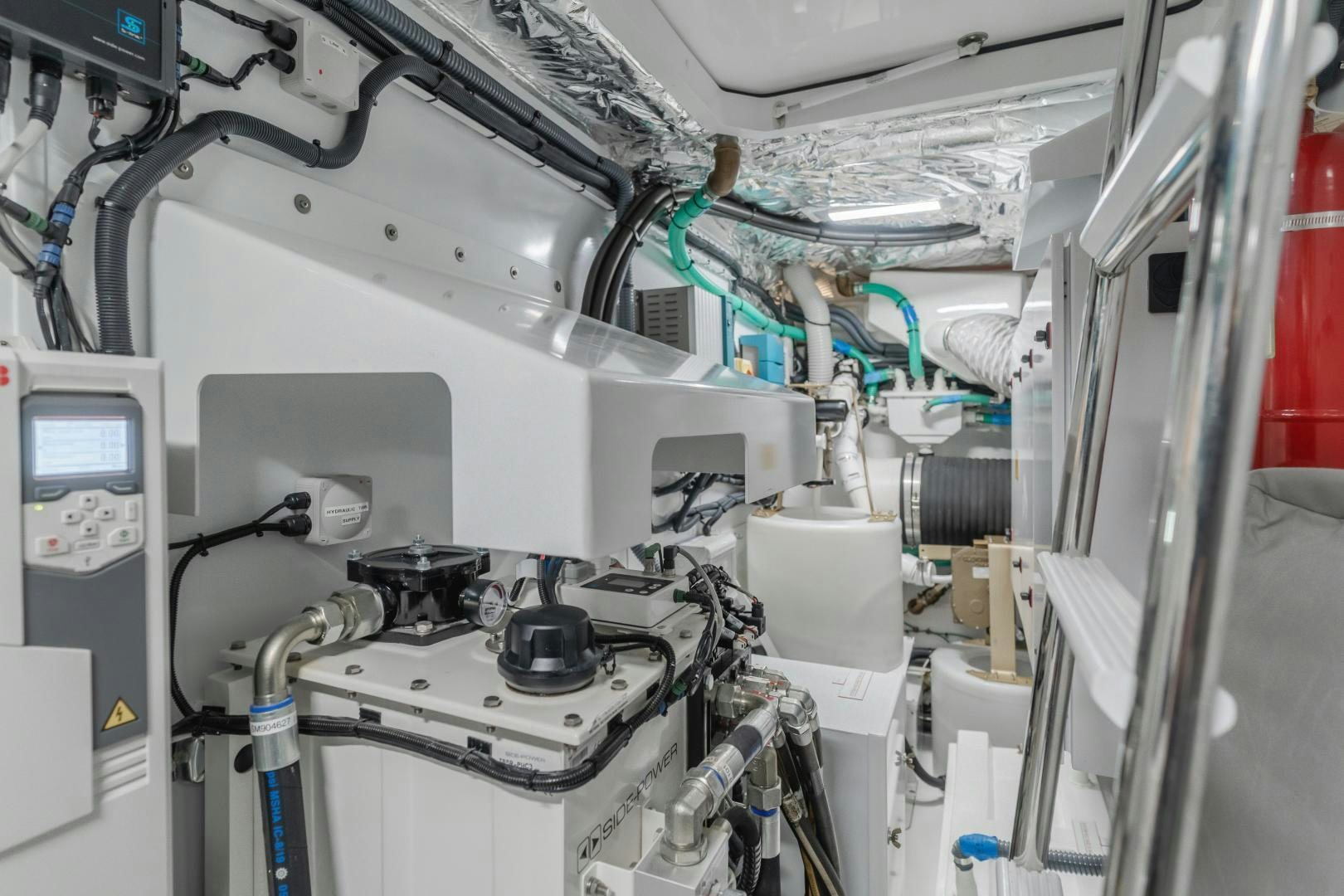 a close-up of a machine aboard Mad Betty 2.0 Yacht for Sale