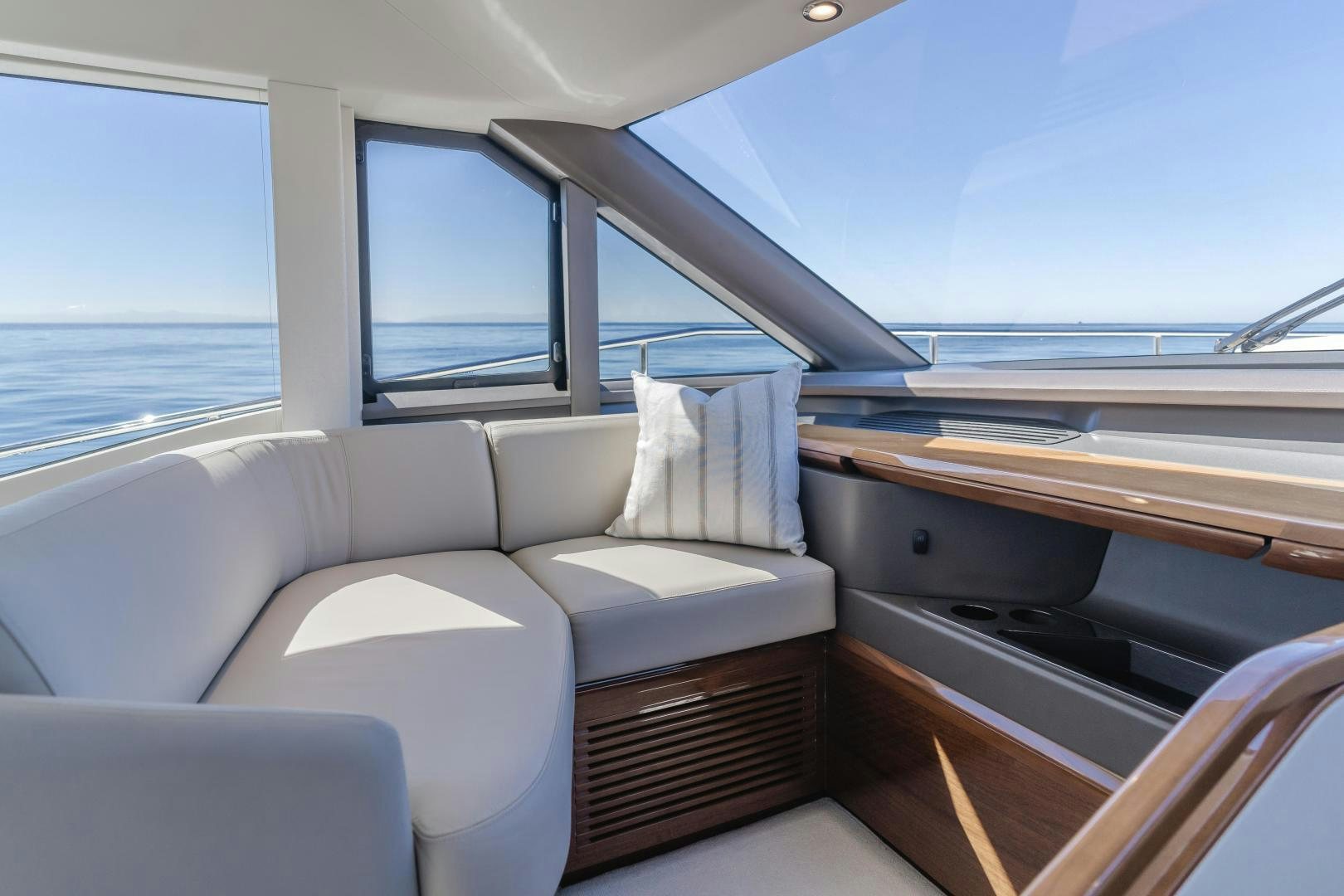 a car with a view of the ocean aboard Mad Betty 2.0 Yacht for Sale