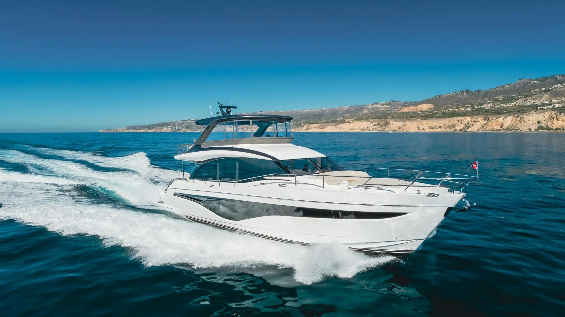 a boat on the water aboard Mad Betty 2.0 Yacht for Sale