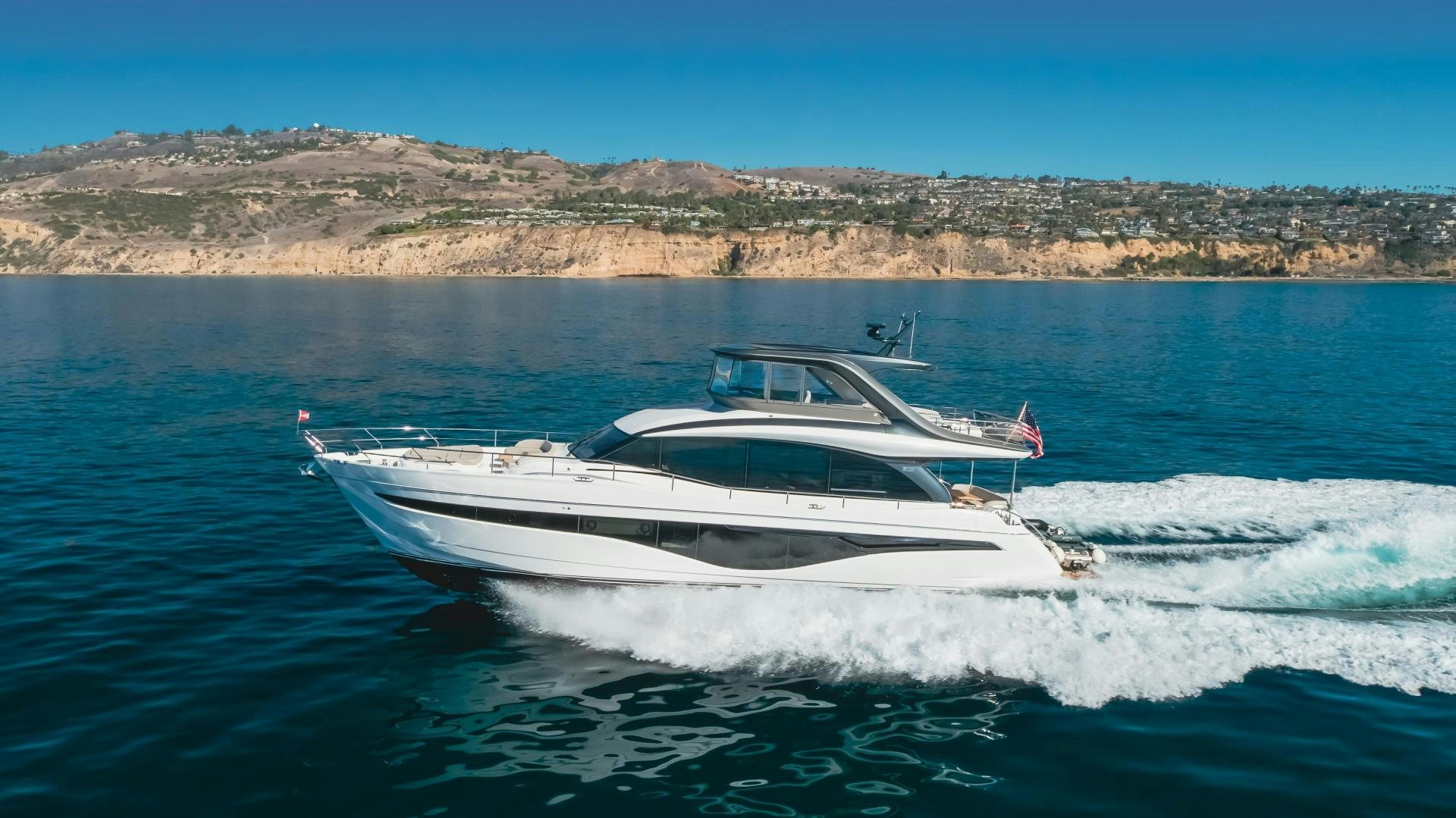 a boat on the water aboard Mad Betty 2.0 Yacht for Sale