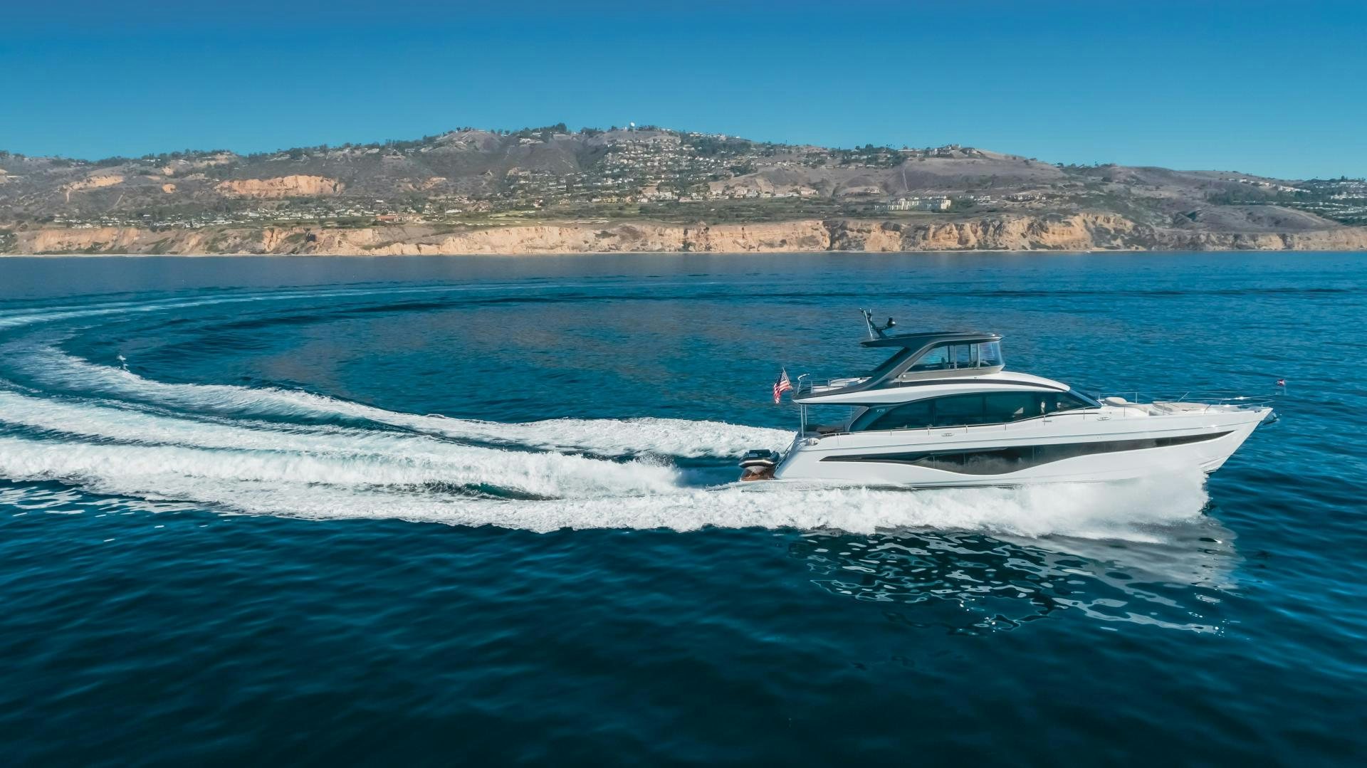 a boat on the water aboard Mad Betty 2.0 Yacht for Sale