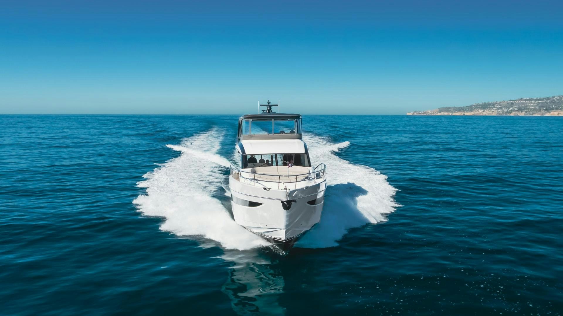 a boat on the water aboard Mad Betty 2.0 Yacht for Sale