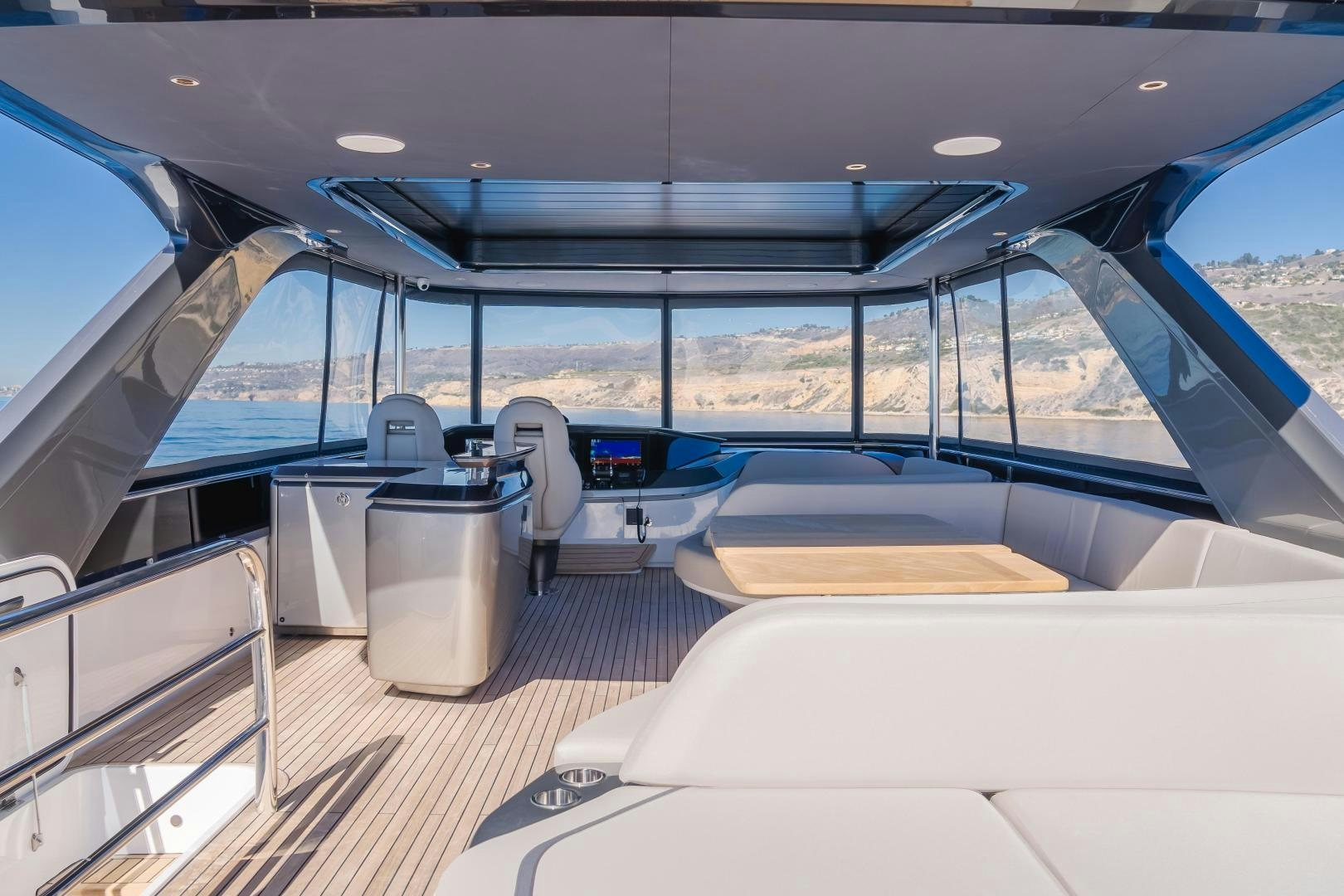 inside of a boat aboard Mad Betty 2.0 Yacht for Sale