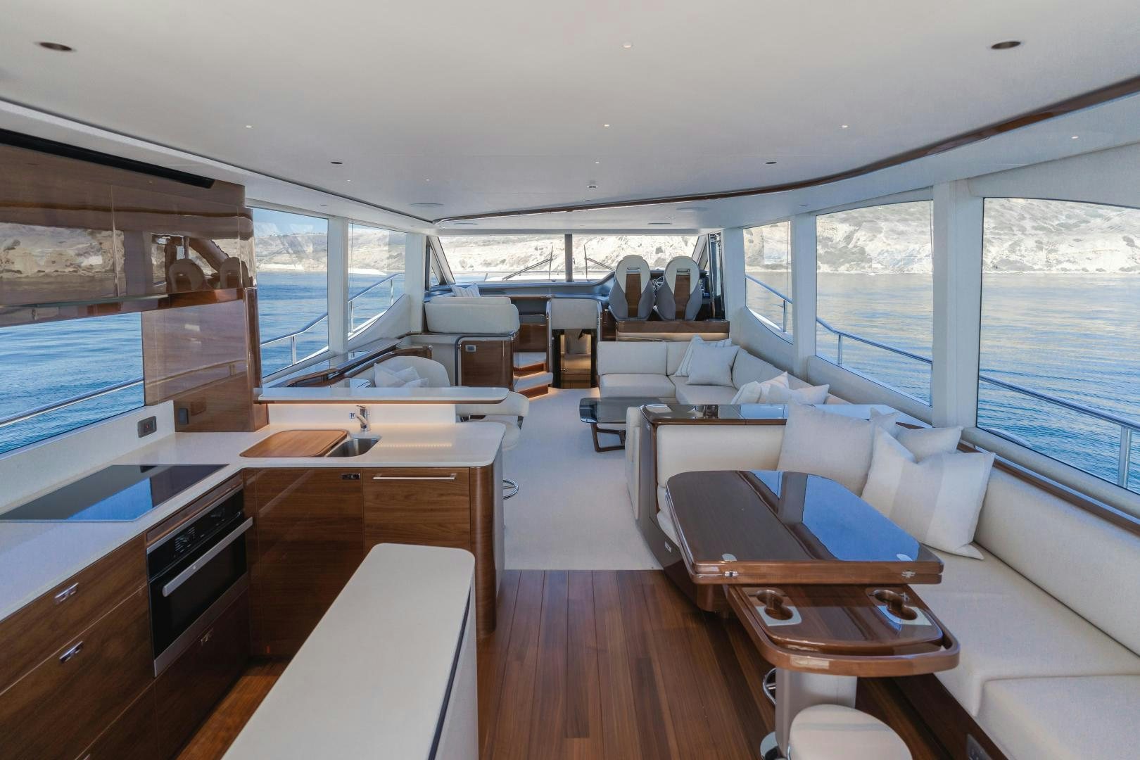 inside of a boat aboard Mad Betty 2.0 Yacht for Sale