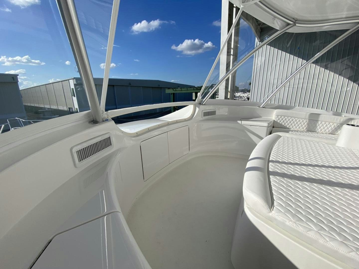 the inside of a boat aboard Make It Happen Yacht for Sale