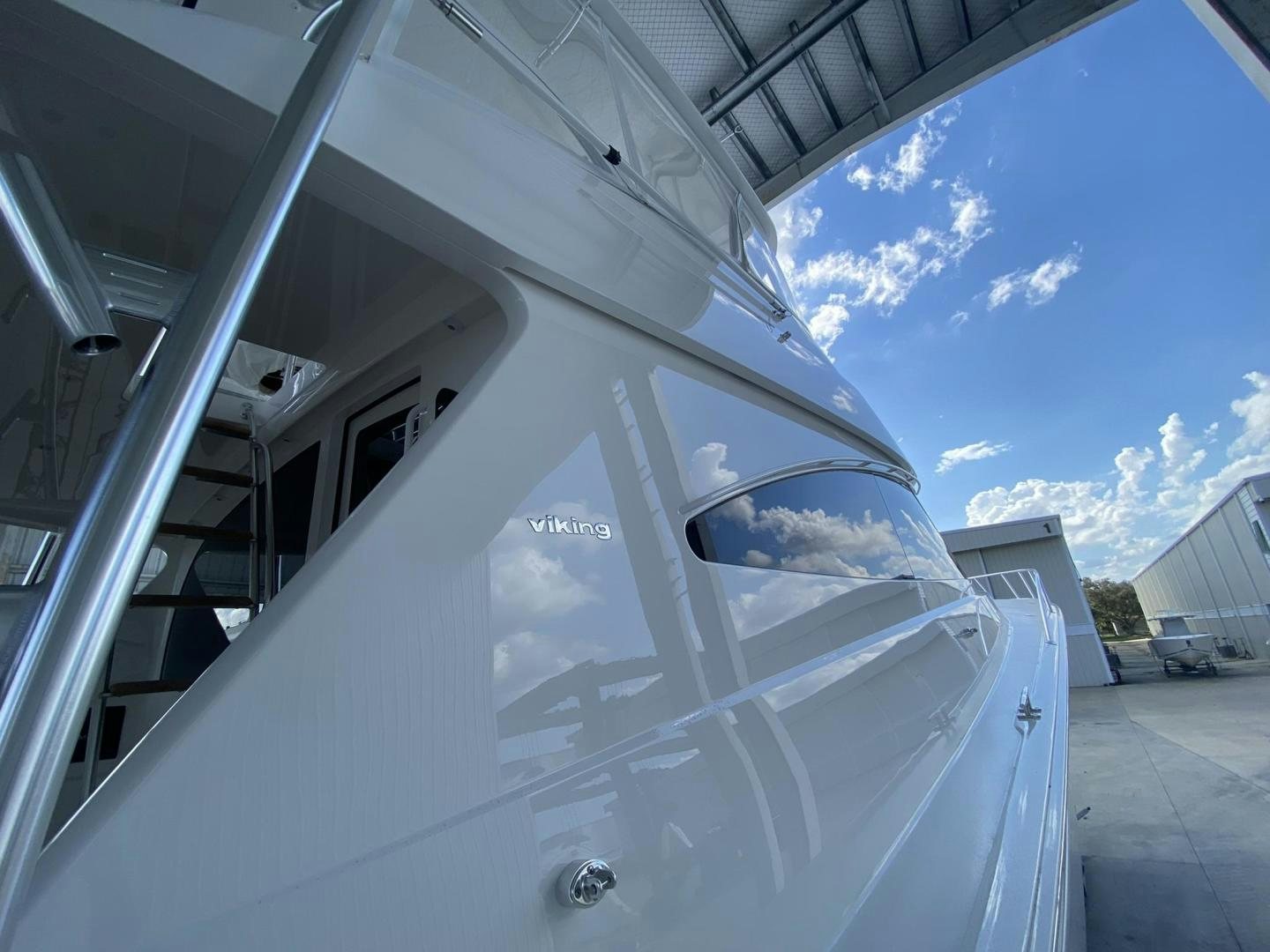 the front of a plane aboard Make It Happen Yacht for Sale