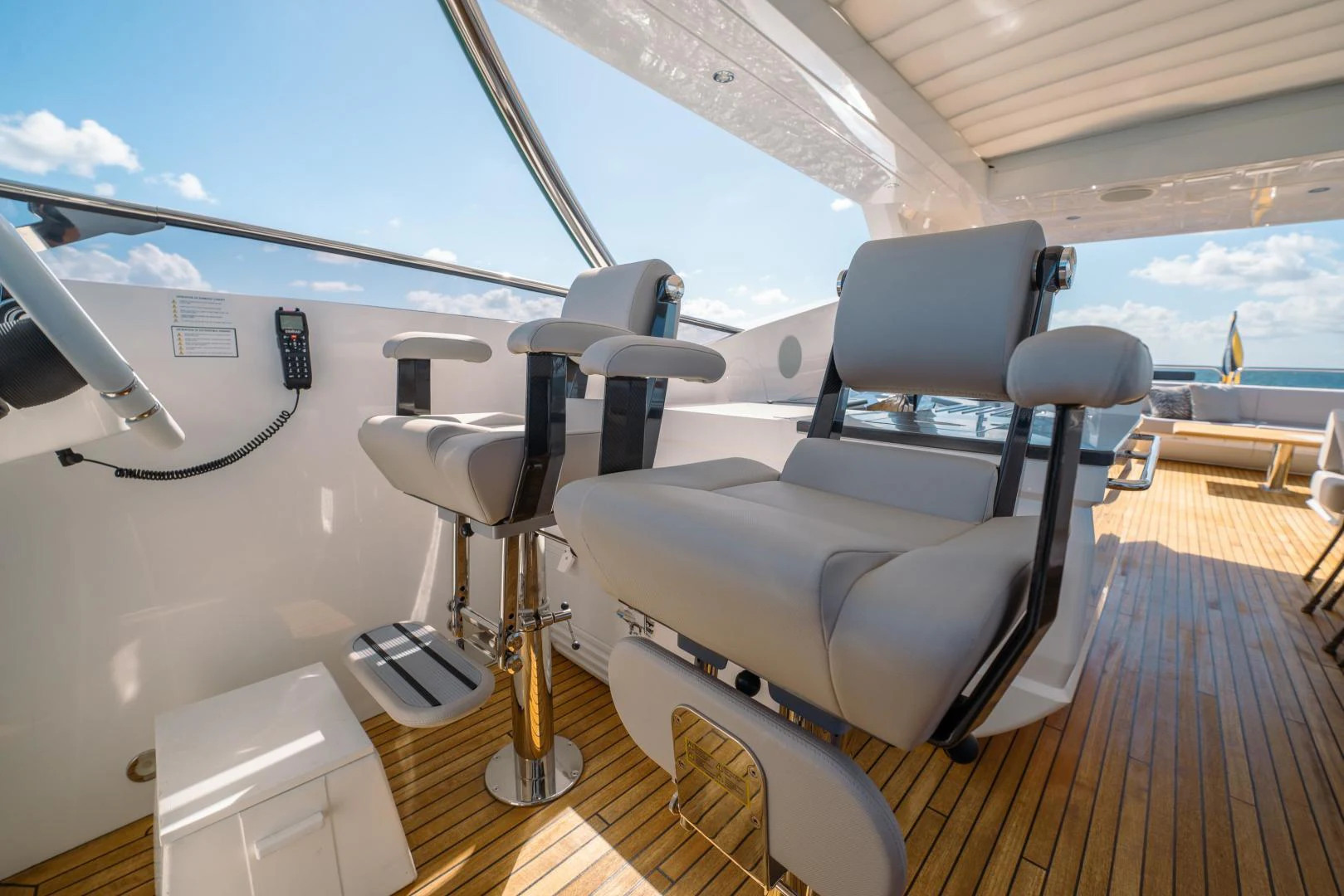 inside of a boat aboard EOS Yacht for Sale