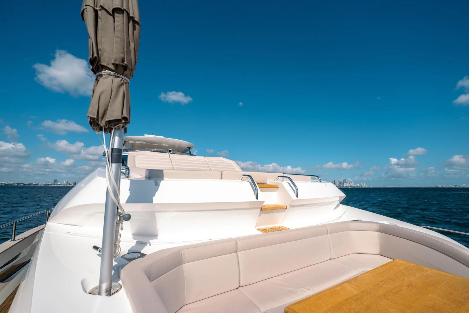 a boat on the water aboard EOS Yacht for Sale