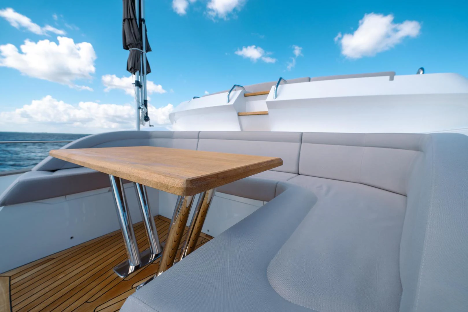 a boat on the water aboard EOS Yacht for Sale