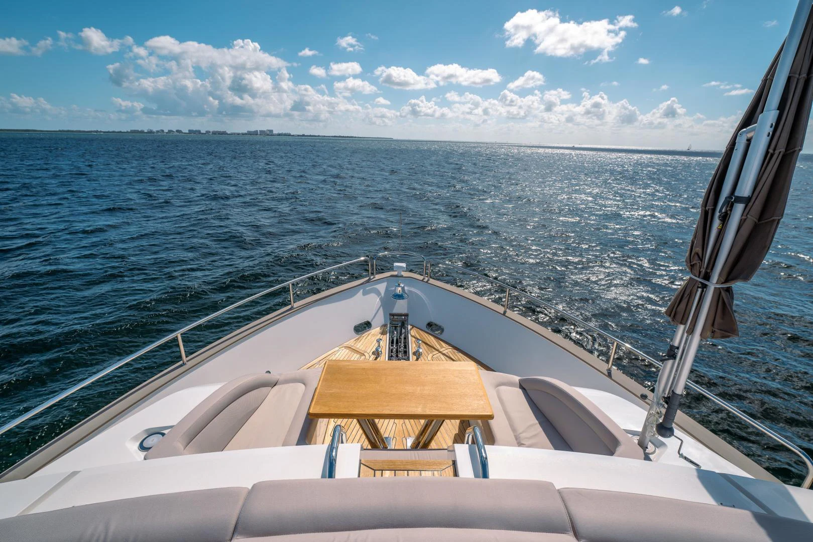 a boat on the water aboard EOS Yacht for Sale
