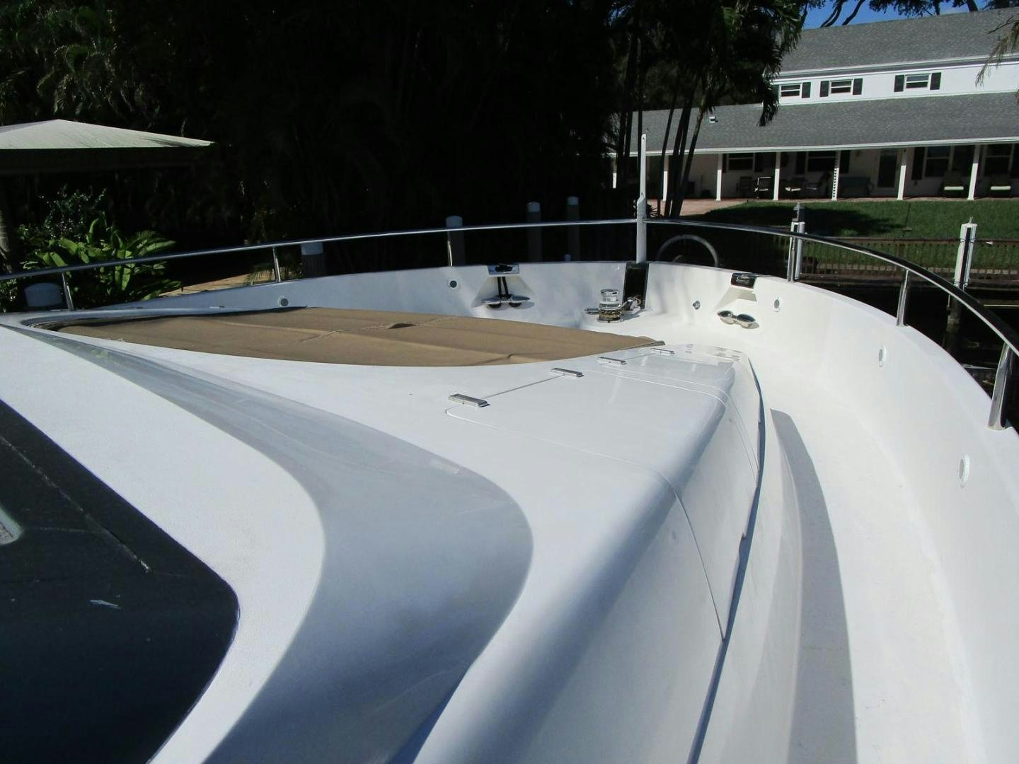 a white pool with a white substance on it aboard MAGNIFICENT DOLLS Yacht for Sale