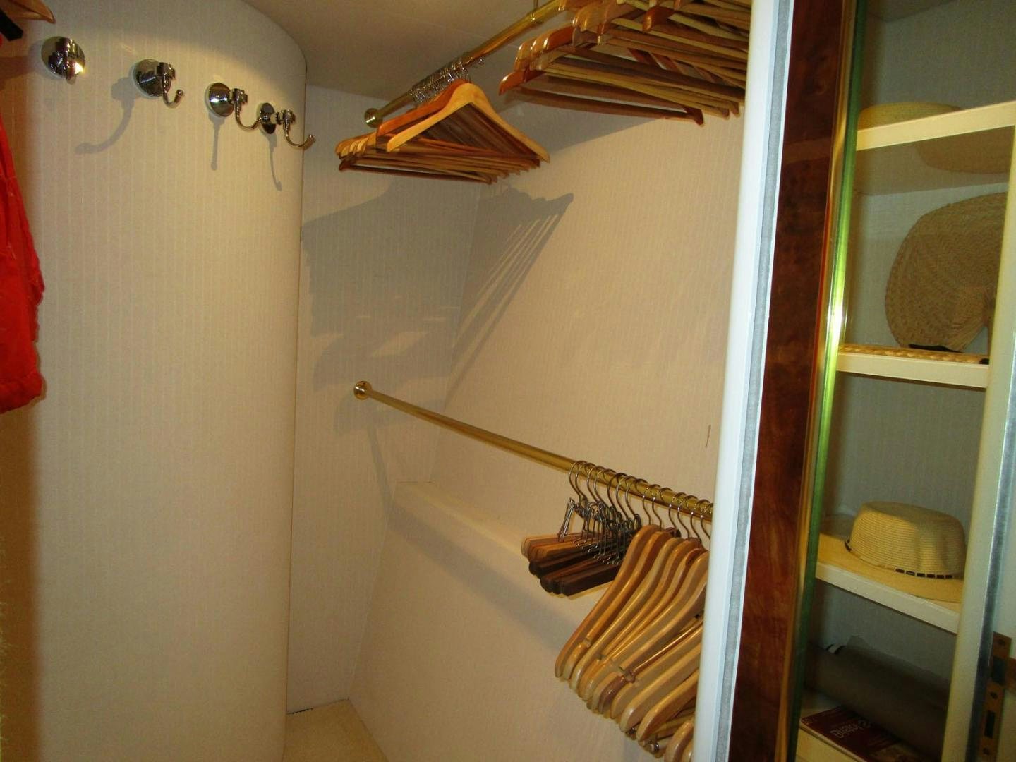 a bathroom with a ladder aboard MAGNIFICENT DOLLS Yacht for Sale