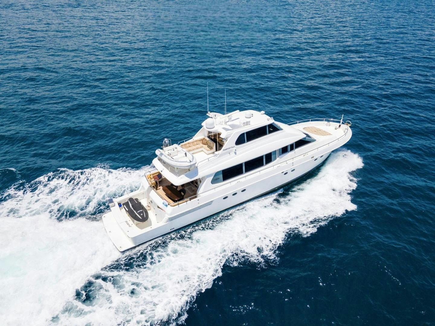 a boat on the water aboard MAGNIFICENT DOLLS Yacht for Sale