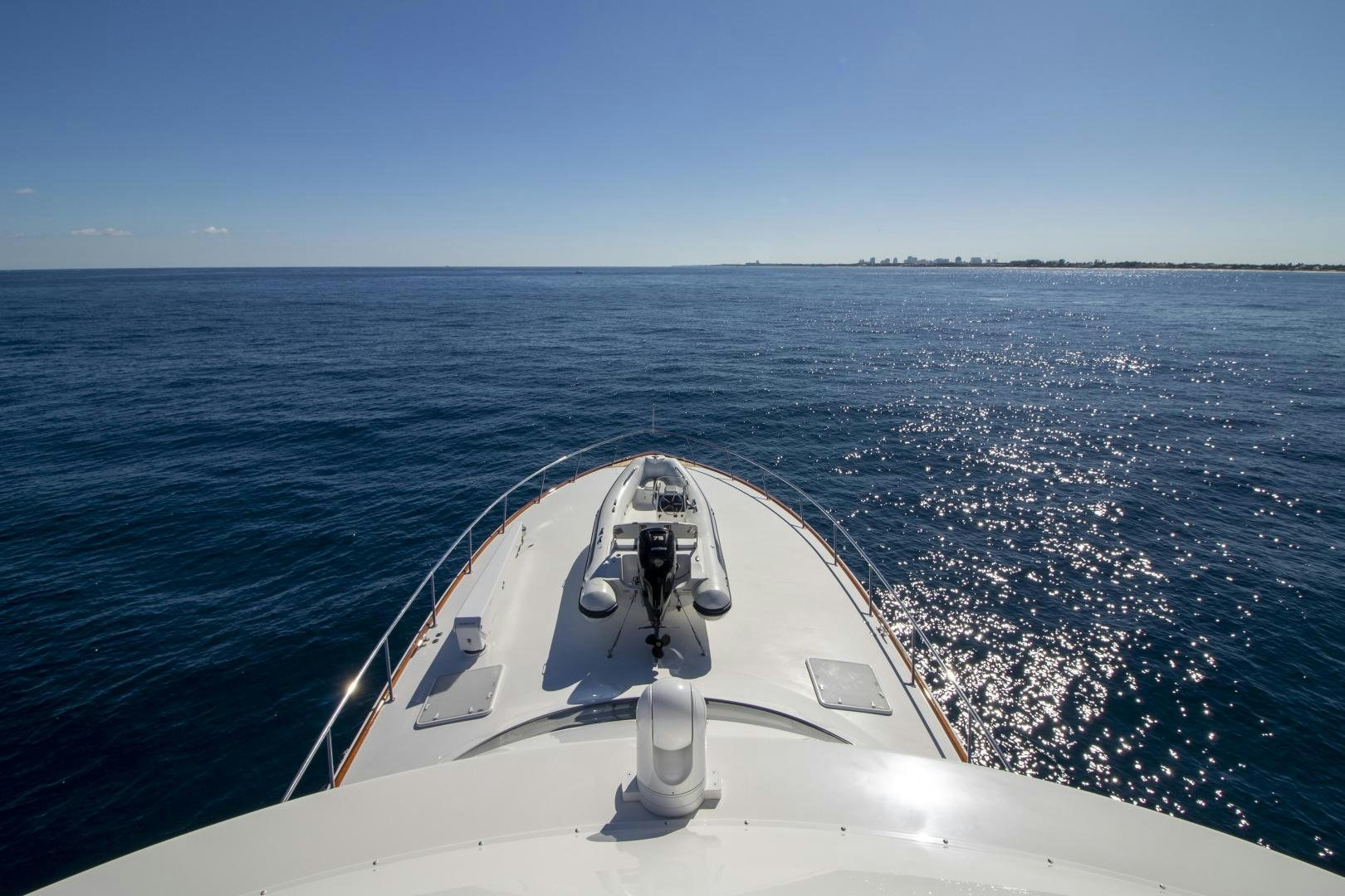 a person in a boat aboard VICTORY Yacht for Sale