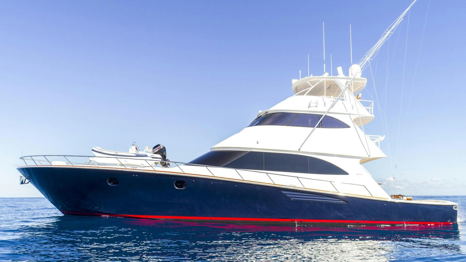 a boat in the water aboard VICTORY Yacht for Sale