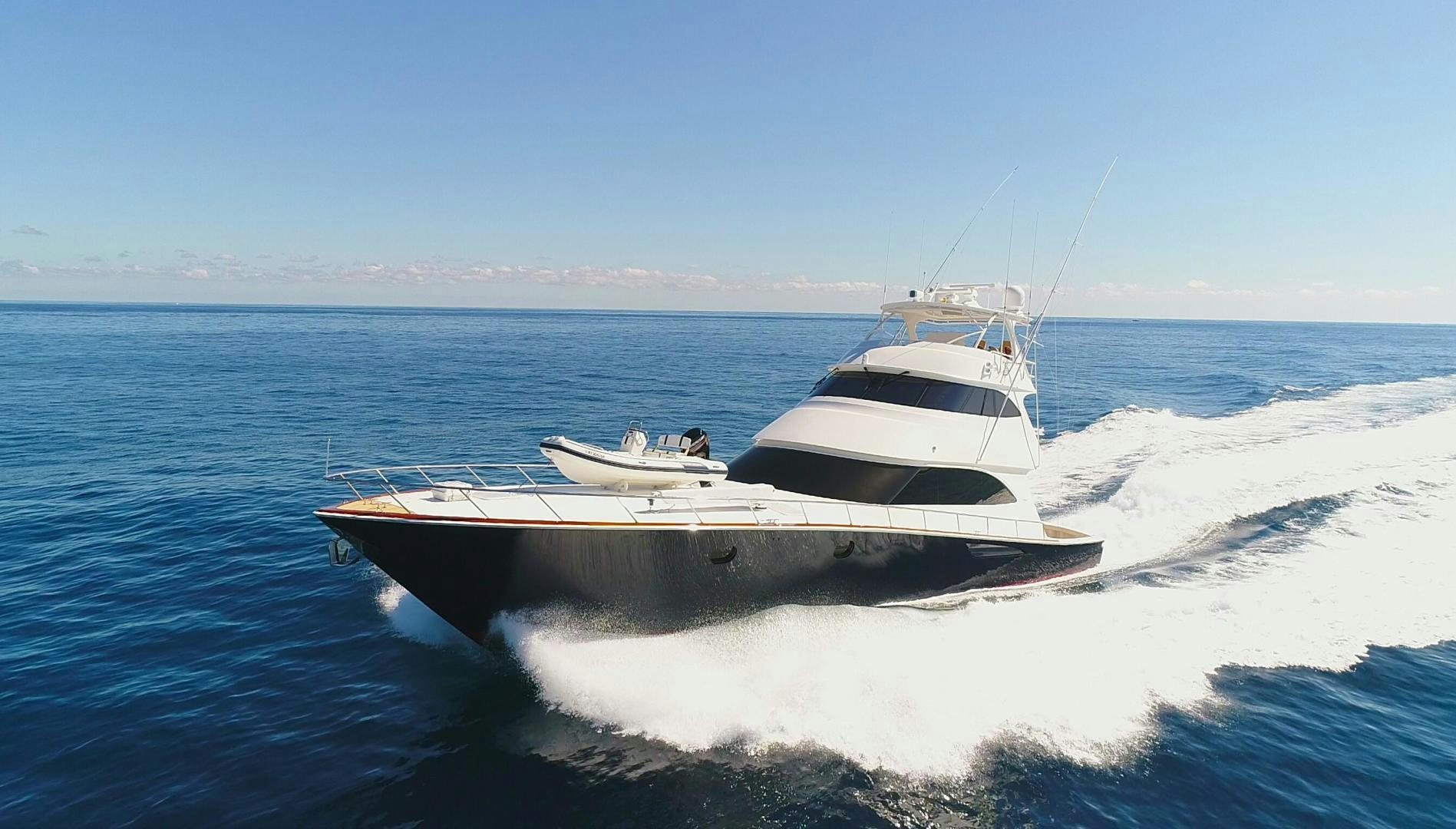 a boat on the water aboard VICTORY Yacht for Sale