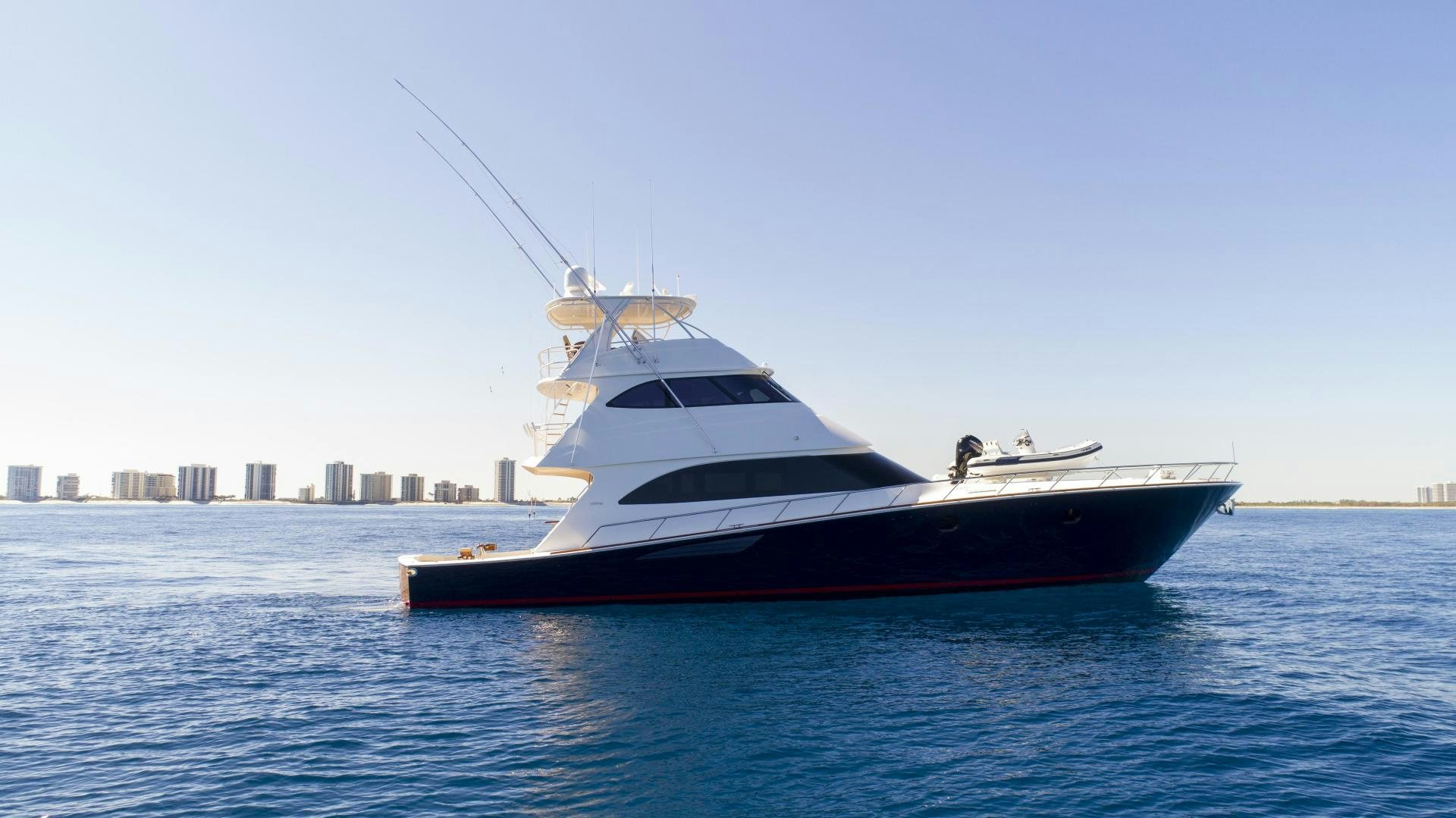 a boat in the water aboard VICTORY Yacht for Sale