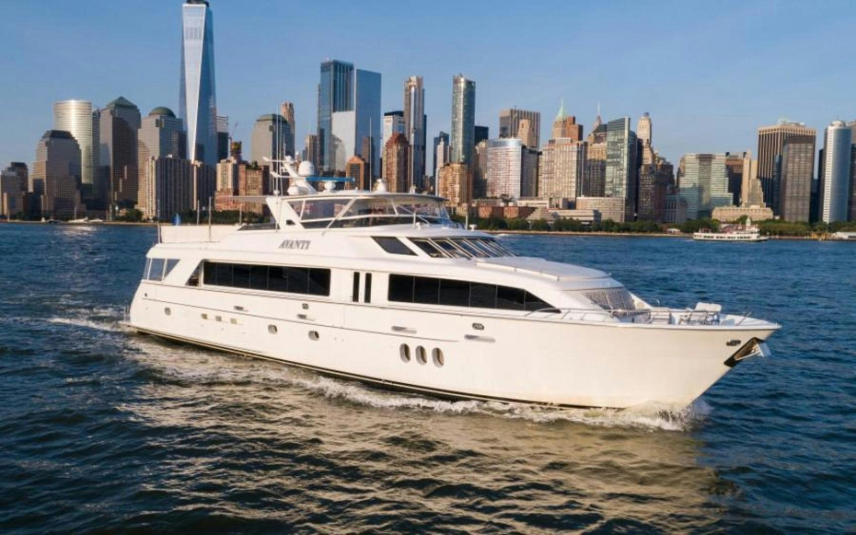 a boat in the water aboard DANIELLE Yacht for Sale