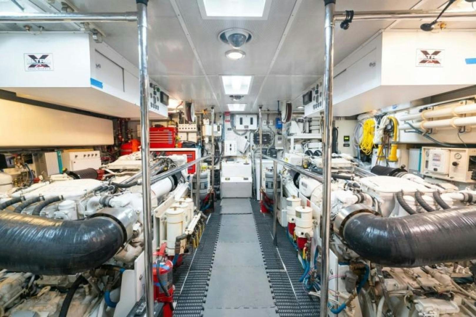 a room full of machinery aboard DANIELLE Yacht for Sale