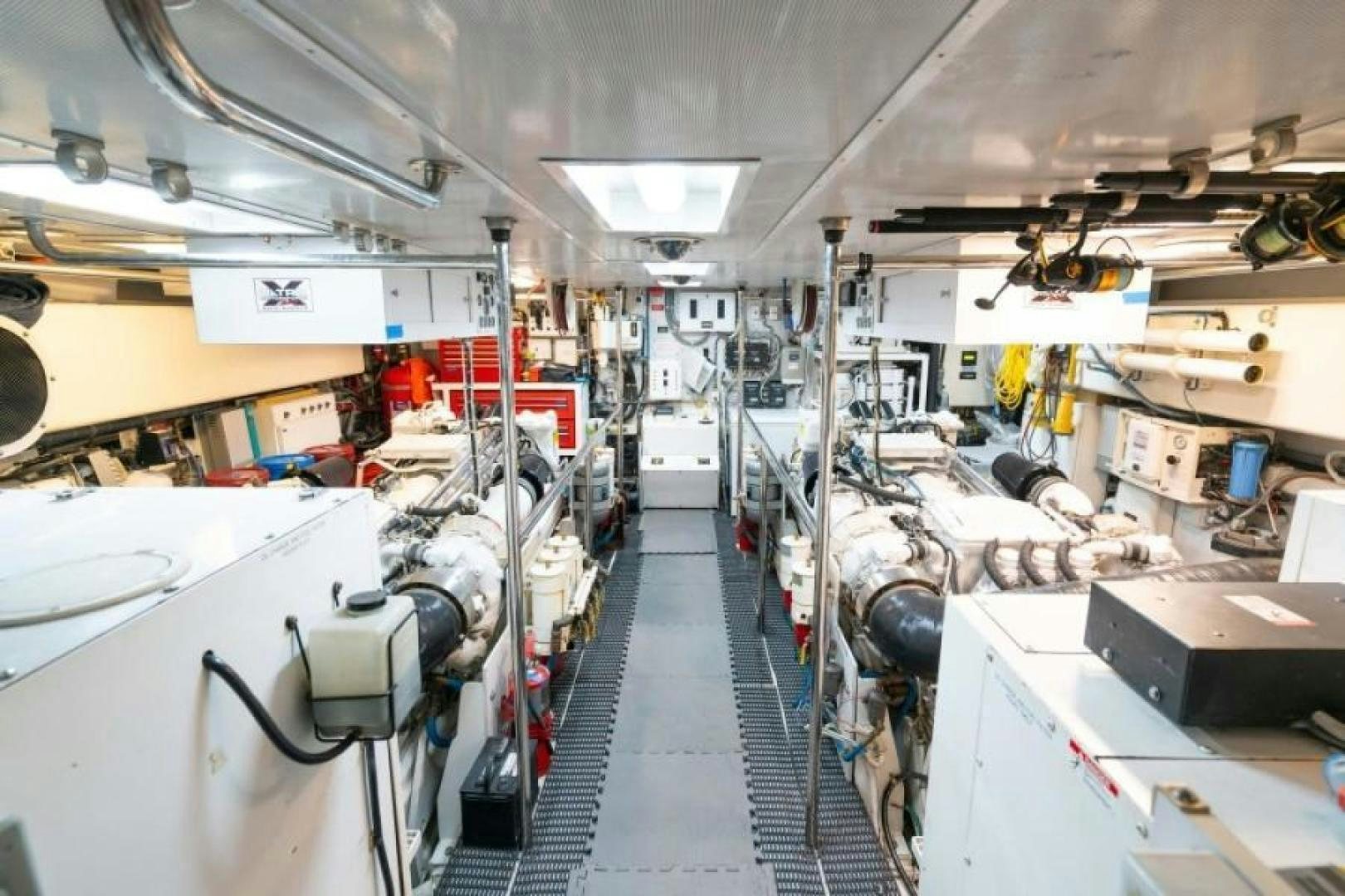 a room with machinery aboard DANIELLE Yacht for Sale