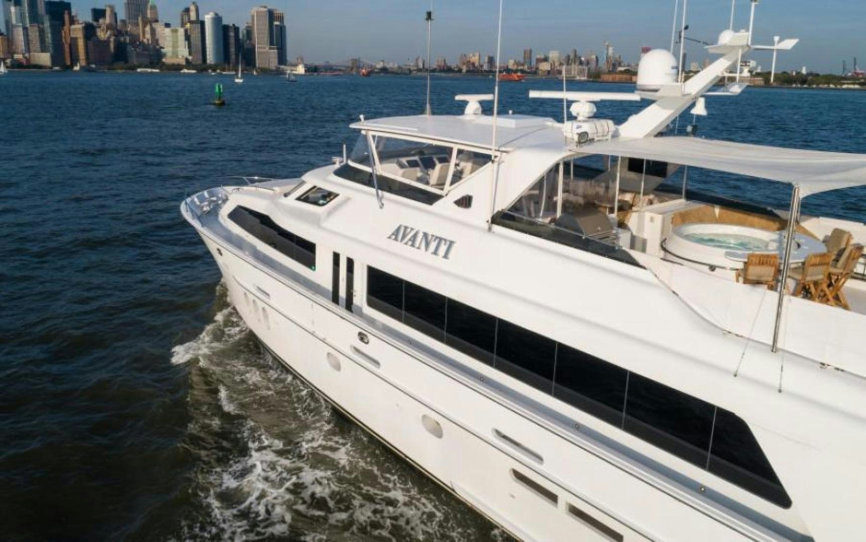 a white yacht in the water aboard DANIELLE Yacht for Sale