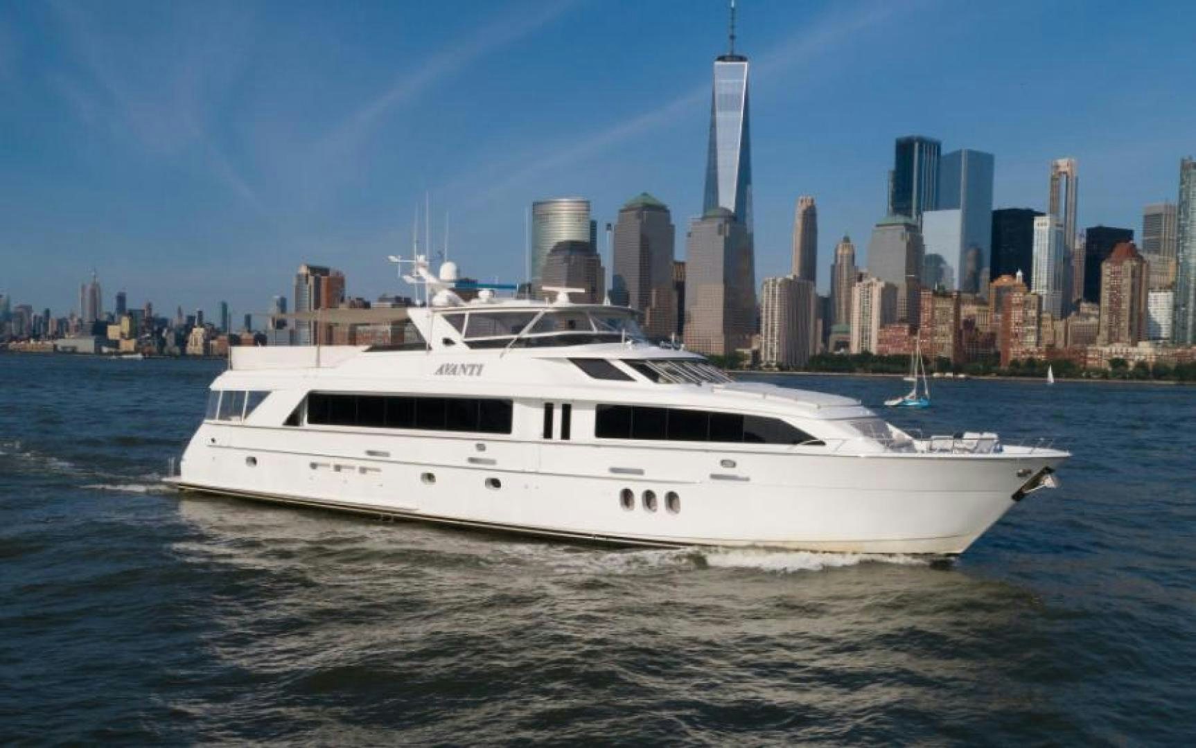 a white yacht in the water aboard DANIELLE Yacht for Sale