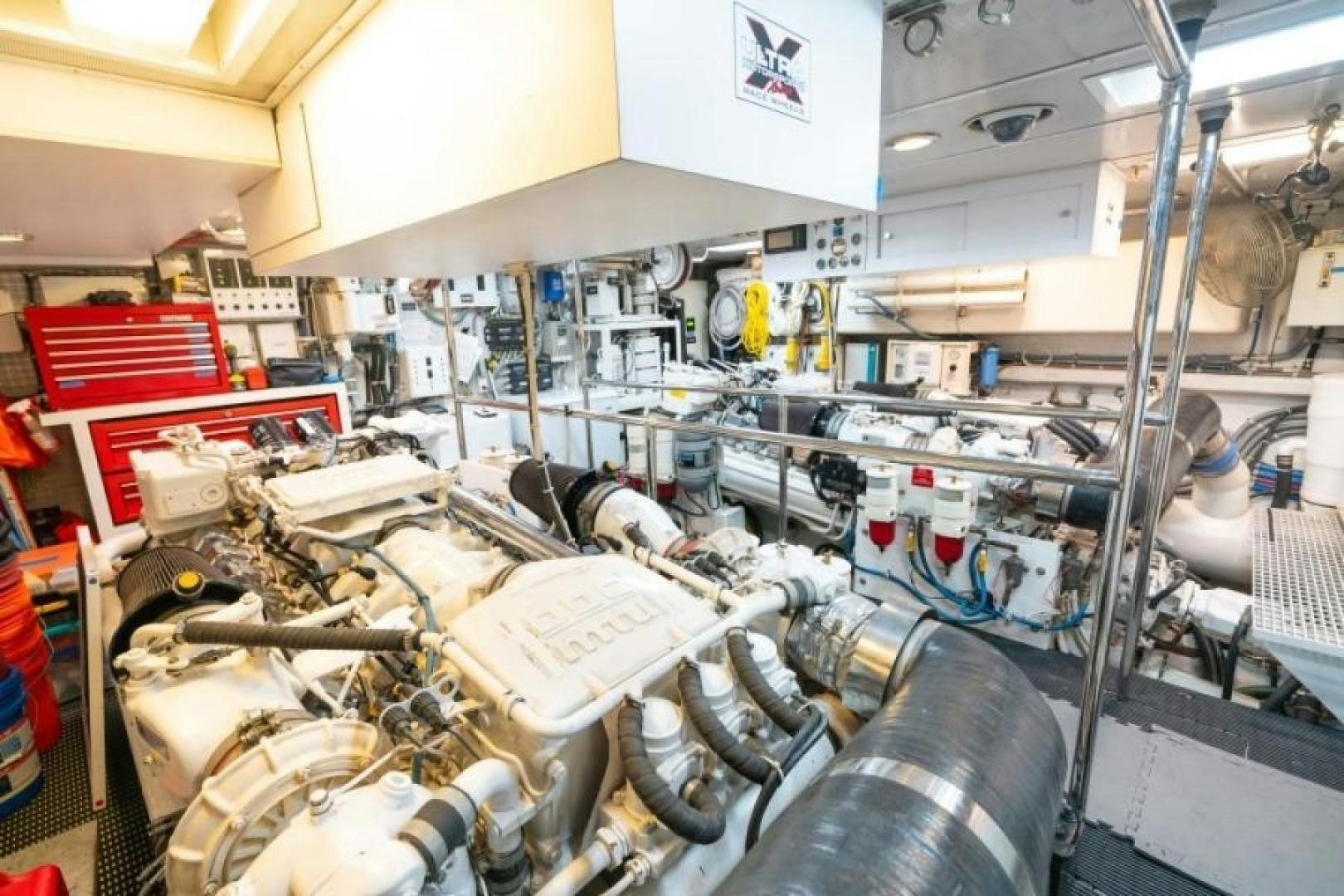 a room full of tools aboard DANIELLE Yacht for Sale