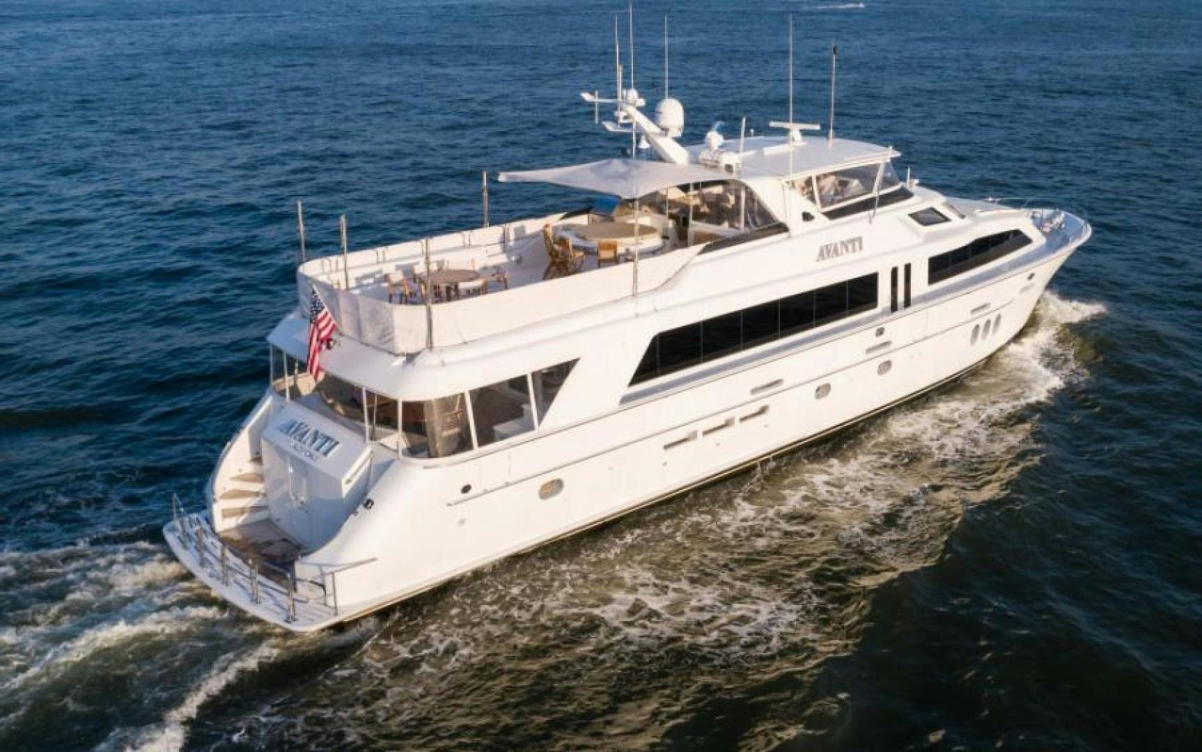 a white boat on the water aboard DANIELLE Yacht for Sale