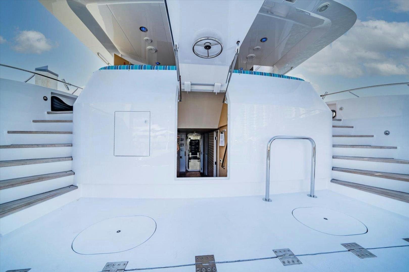 a close-up of a space shuttle aboard NORTH COAST 120 Yacht for Sale